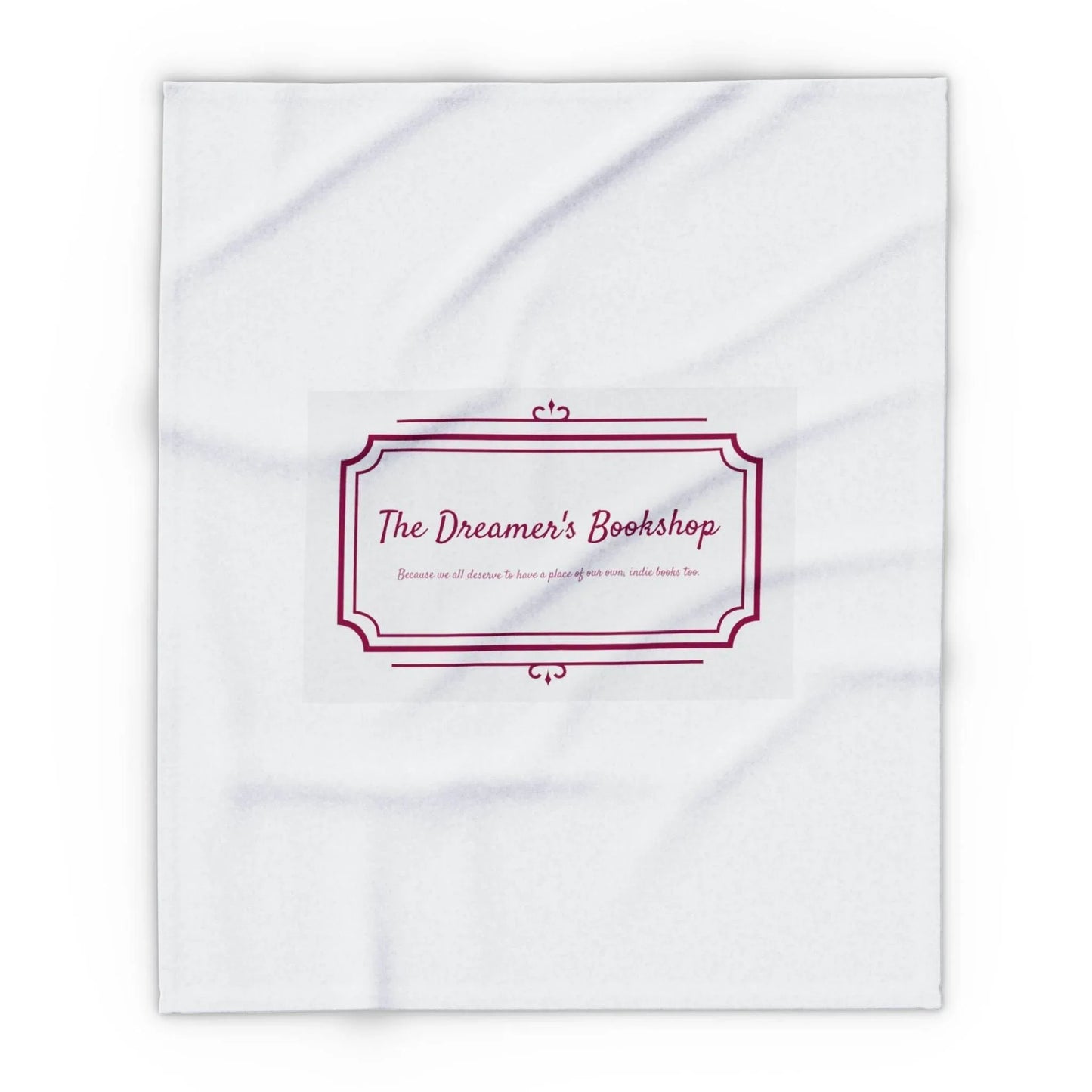 Cozy Arctic Fleece Blanket - The Dreamer's Bookshop Design - The Dreamer's Bookshop.