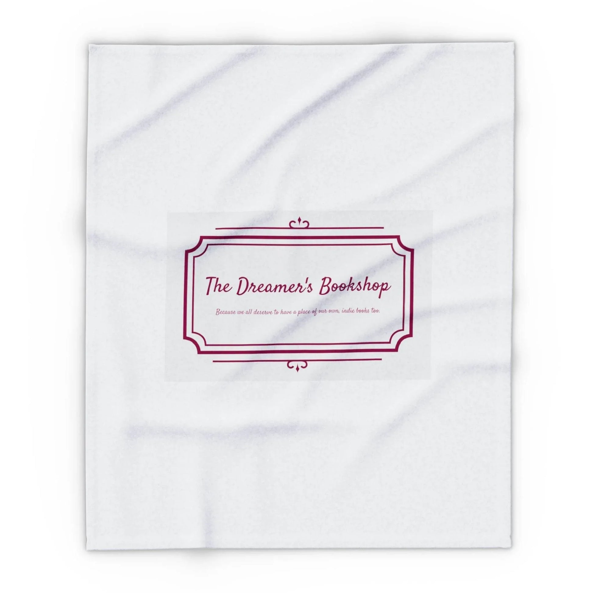 Cozy Arctic Fleece Blanket - The Dreamer's Bookshop Design - The Dreamer's Bookshop.