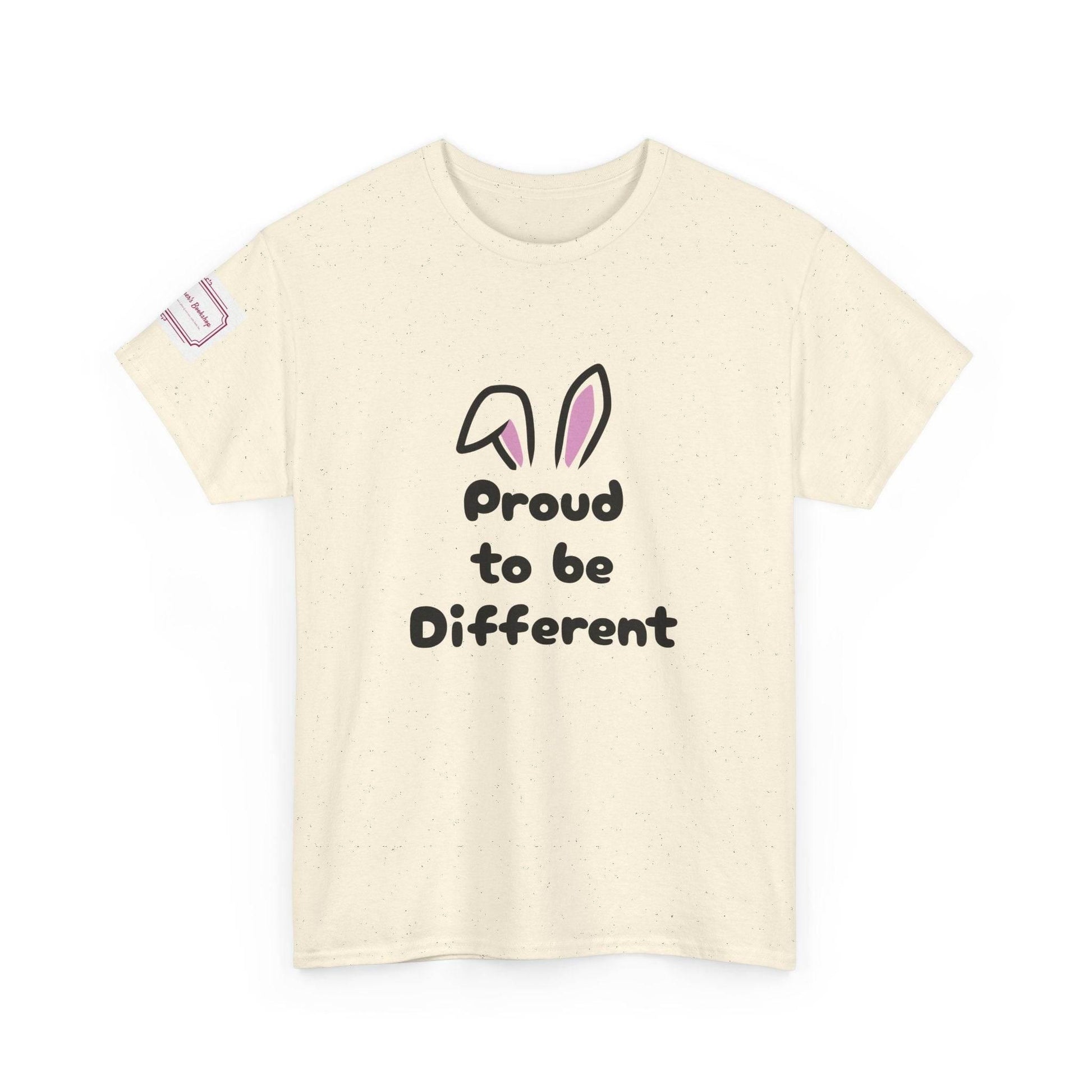 Proud to Be Different Unisex Heavy Cotton Tee – Celebrate Uniqueness - The Dreamer's Bookshop.