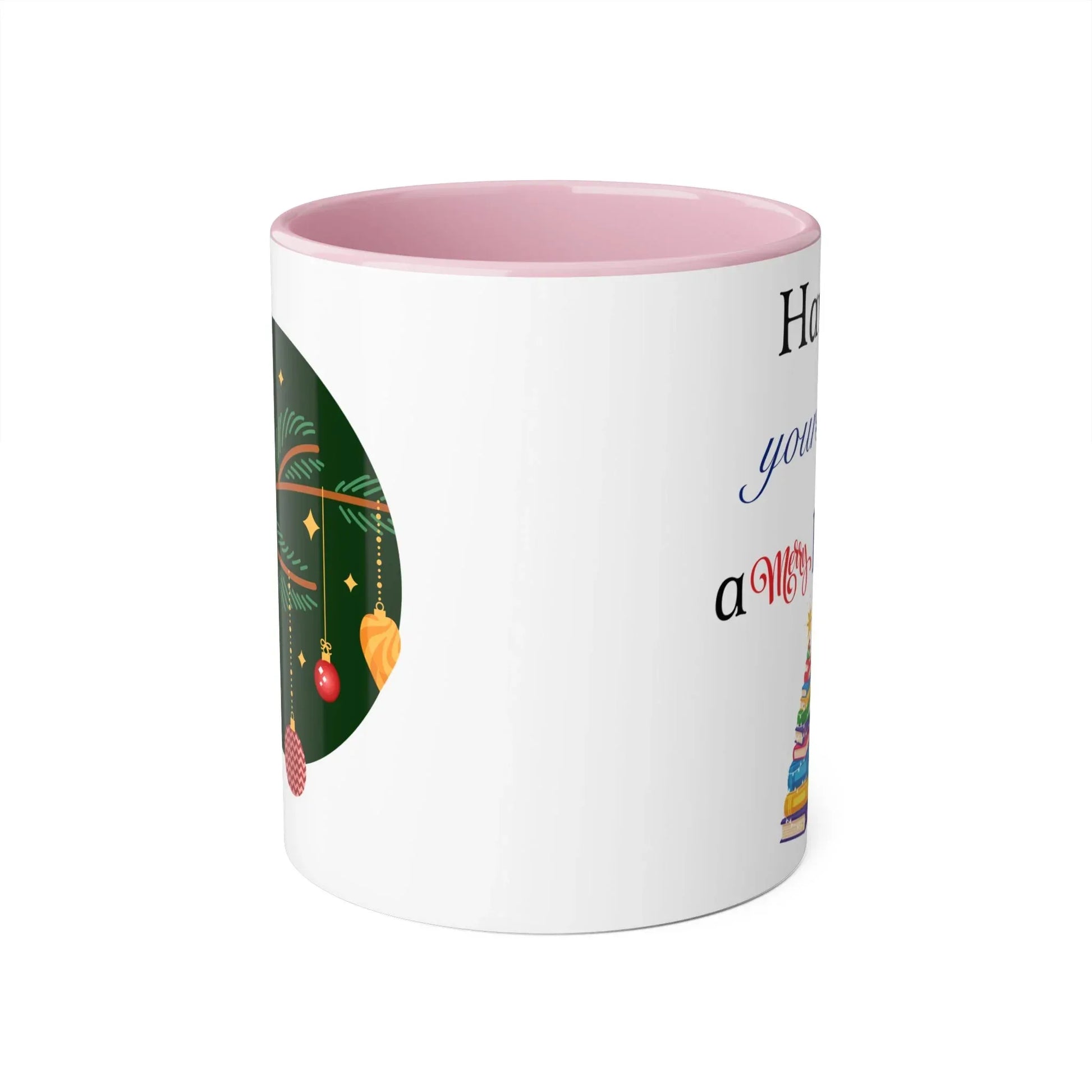 A Merry Little Bookmas Mug - 11oz Cup for Coffee Lovers - The Dreamer's Bookshop.