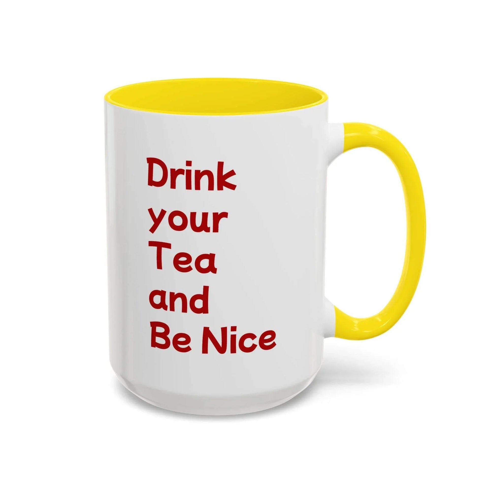 Cute Cat Love Tea Mug - 11 & 15oz Drink and be Nice - The Dreamer's Bookshop.