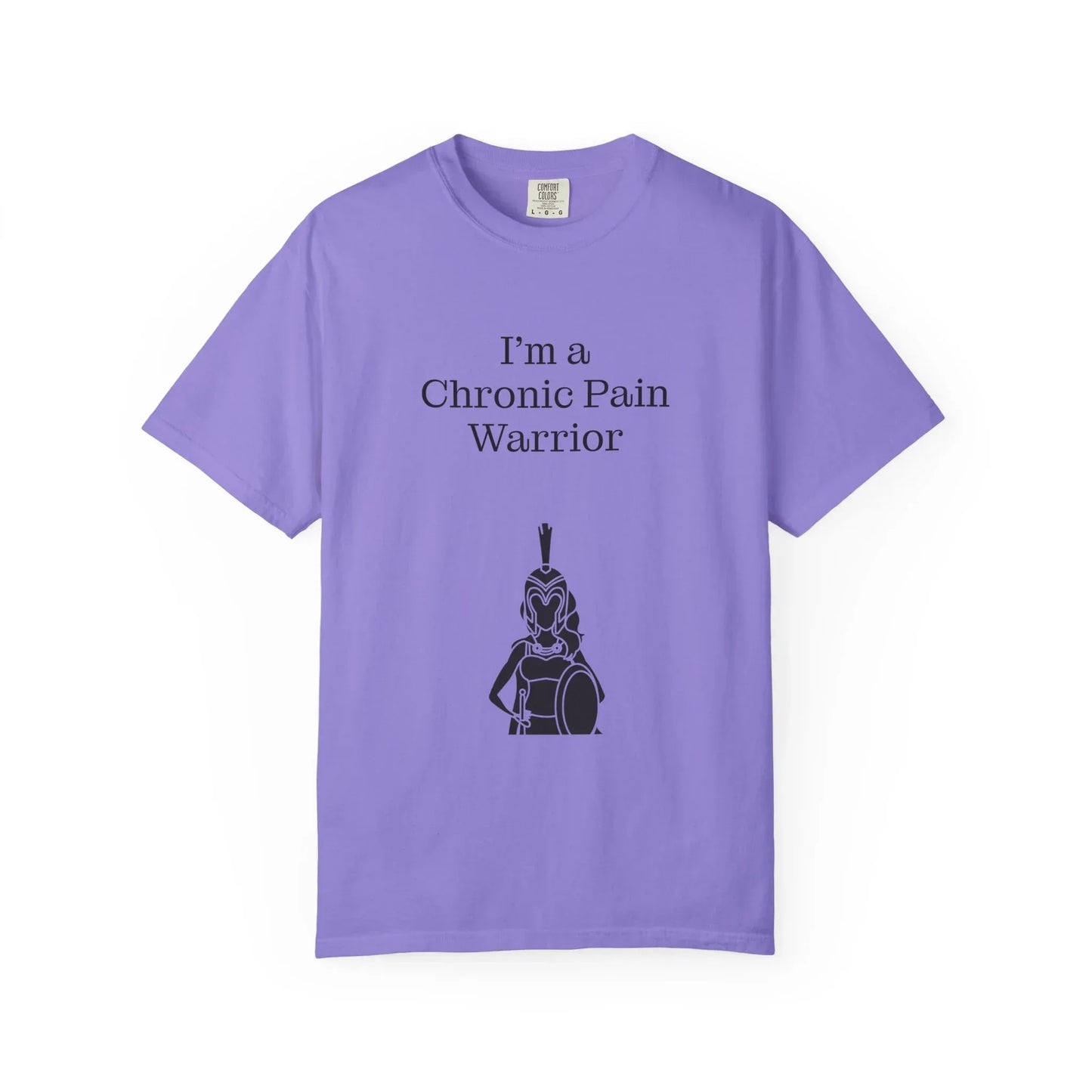 Chronic Pain Warrior Unisex Garment-Dyed T-Shirt - Empowering Supportive Apparel - The Dreamer's Bookshop.