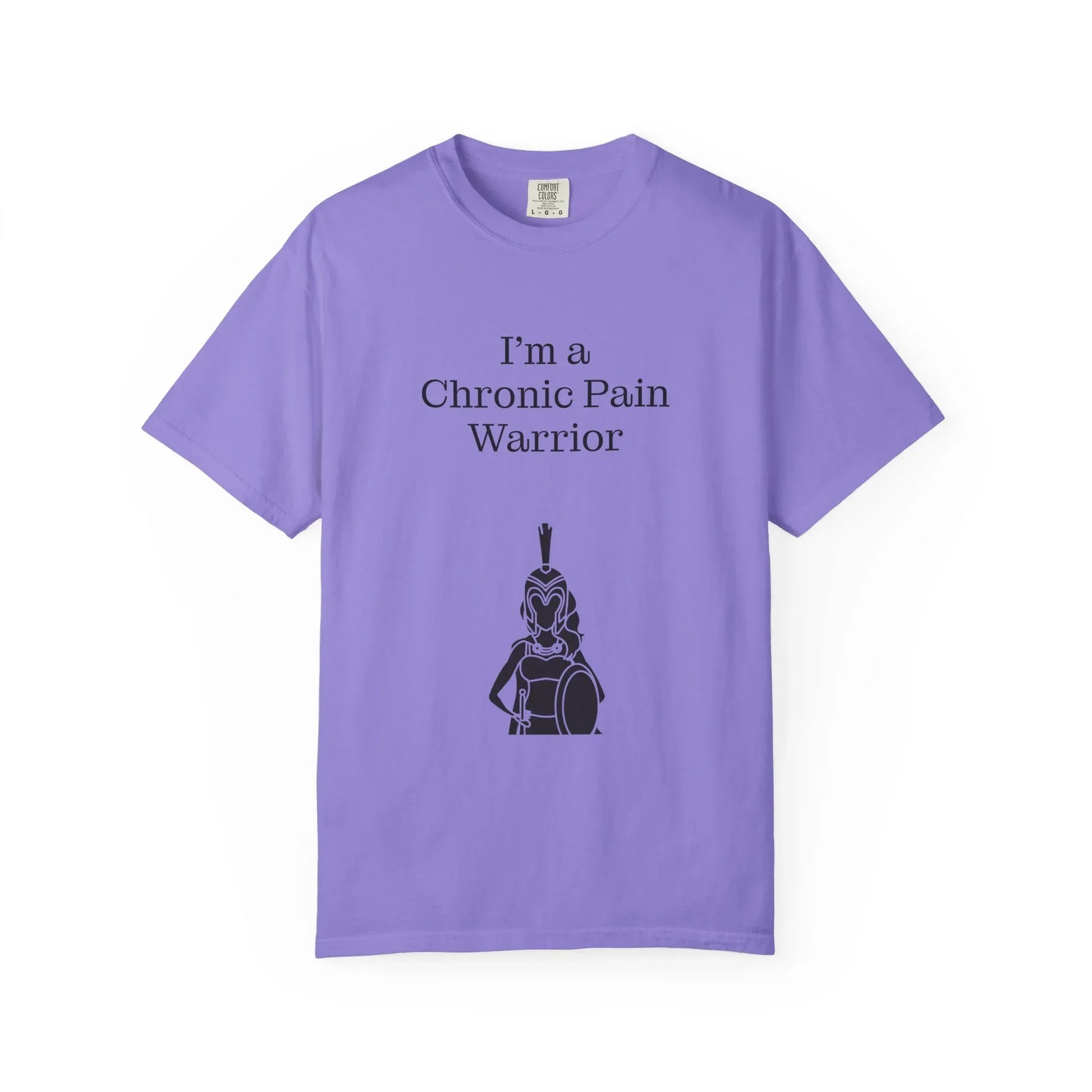 Chronic Pain Warrior Unisex Garment-Dyed T-Shirt - Empowering Supportive Apparel - The Dreamer's Bookshop.