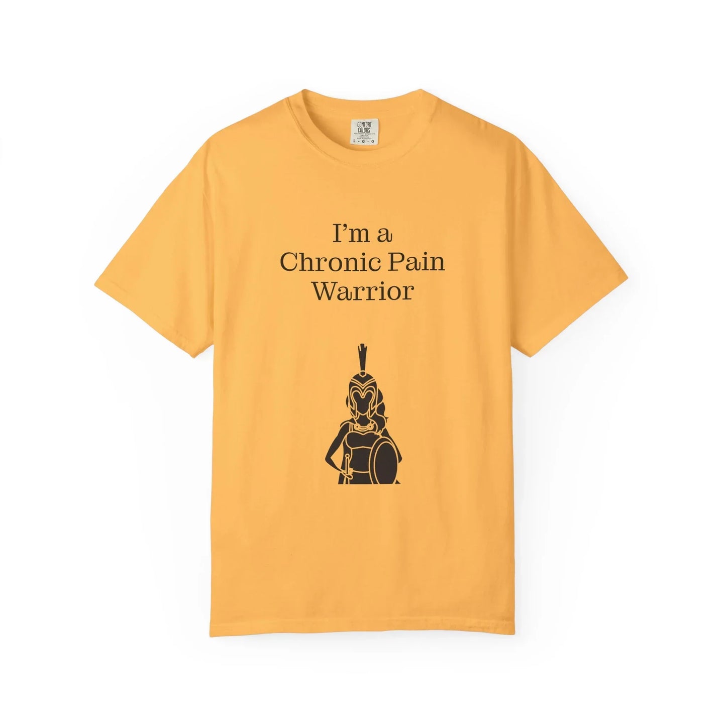 Chronic Pain Warrior Unisex Garment-Dyed T-Shirt - Empowering Supportive Apparel - The Dreamer's Bookshop.