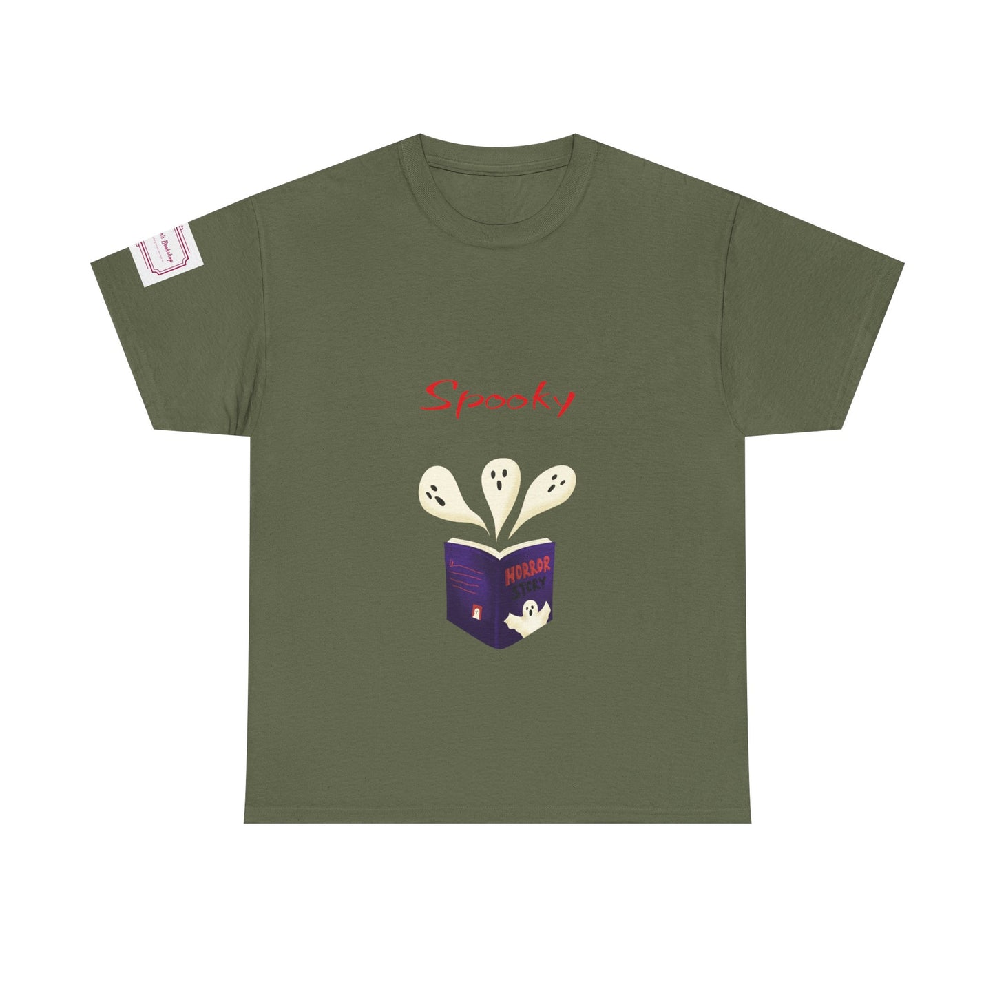 UK - Fiction -  Unisex Heavy Cotton Tee - Spooky Books