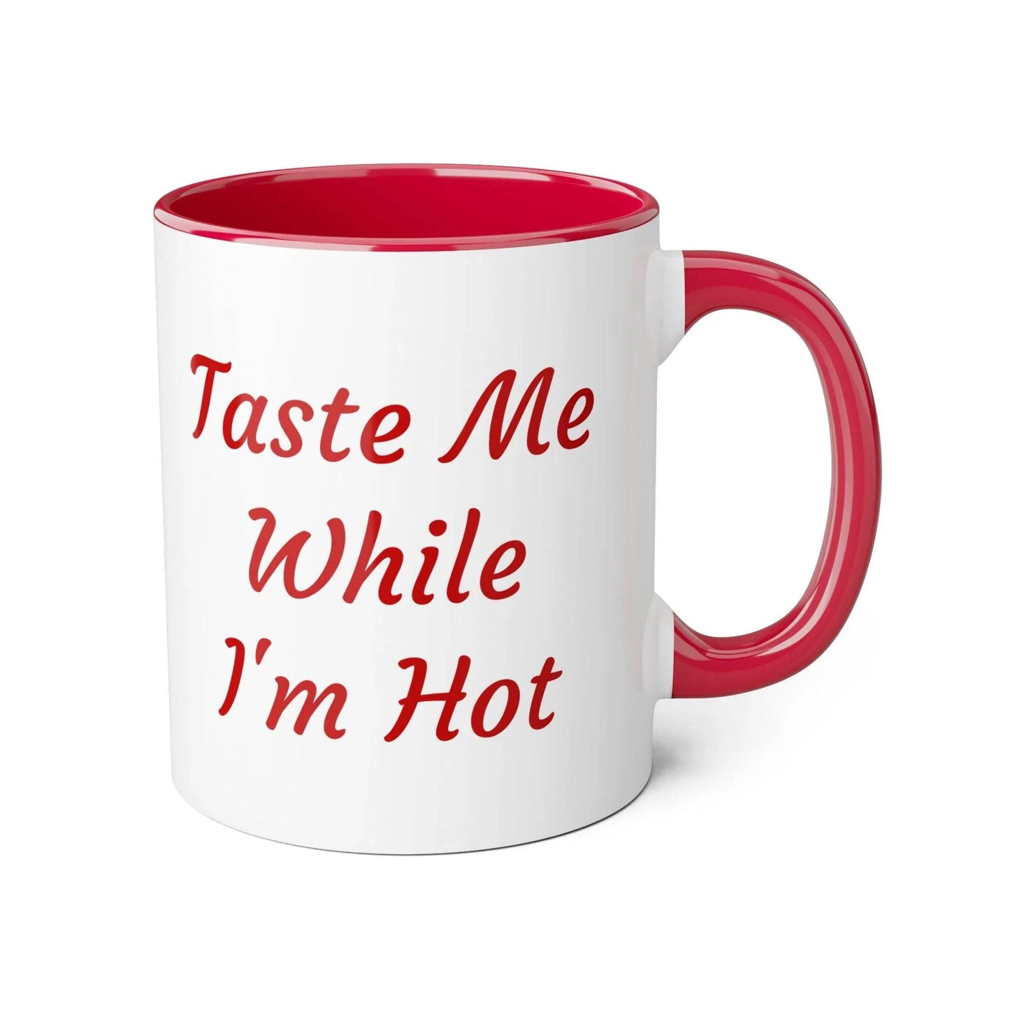 Taste Me While I'm Hot Mug - 11oz Coffee Cup for Book Lovers - The Dreamer's Bookshop.