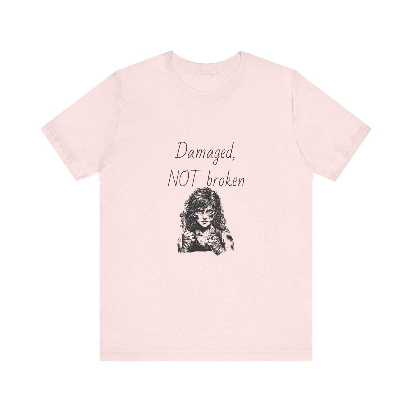 Fierce Survivor Unisex Short Sleeve Tee - Damaged, NOT broken - The Dreamer's Bookshop.