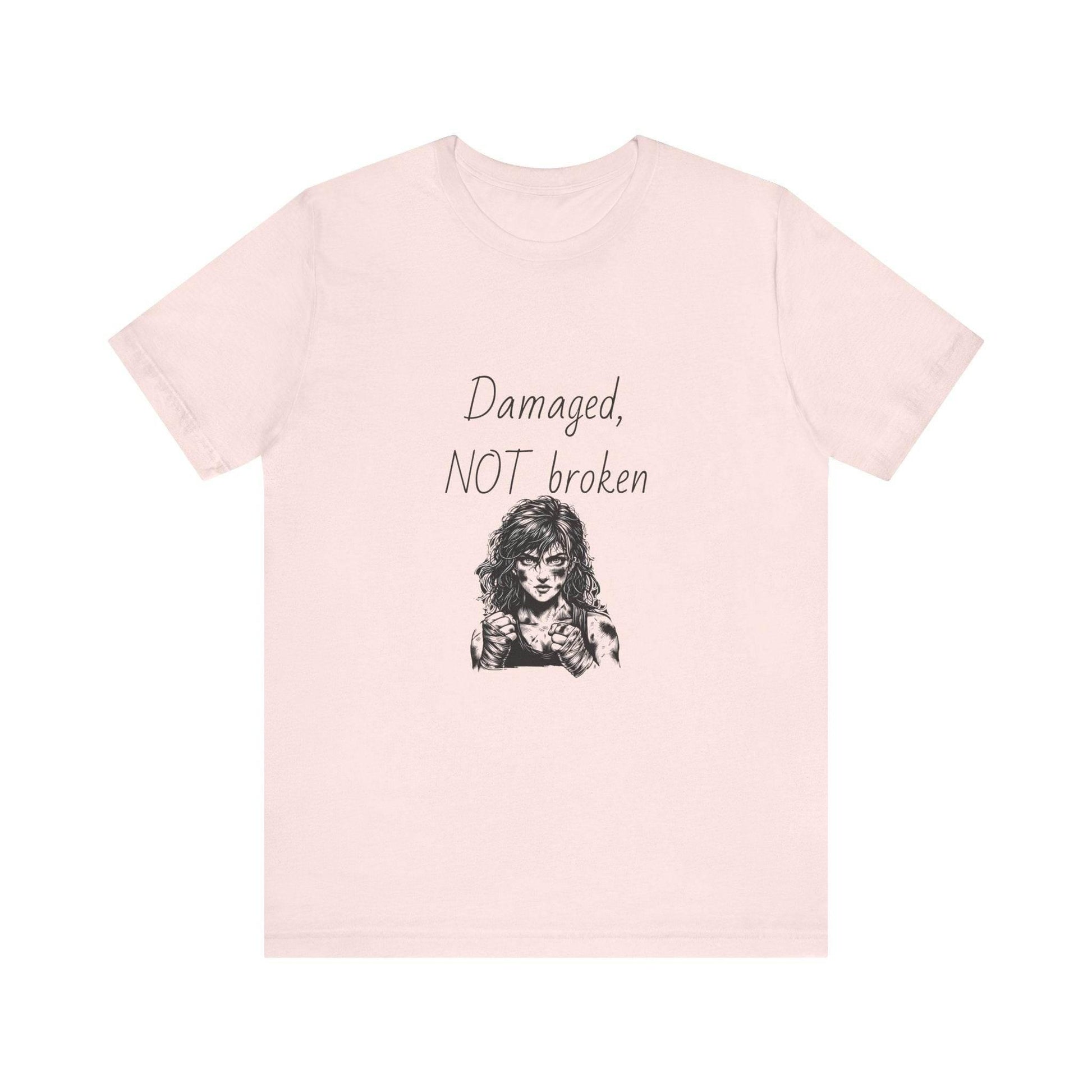 Fierce Survivor Unisex Short Sleeve Tee - Damaged, NOT broken - The Dreamer's Bookshop.