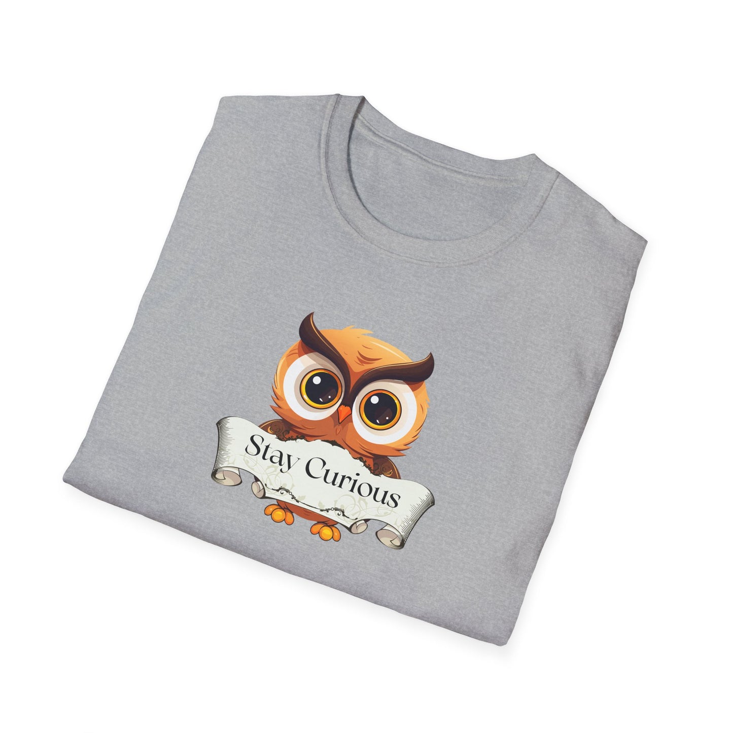 Unisex T-Shirt - "Stay Curious" for Book Lovers