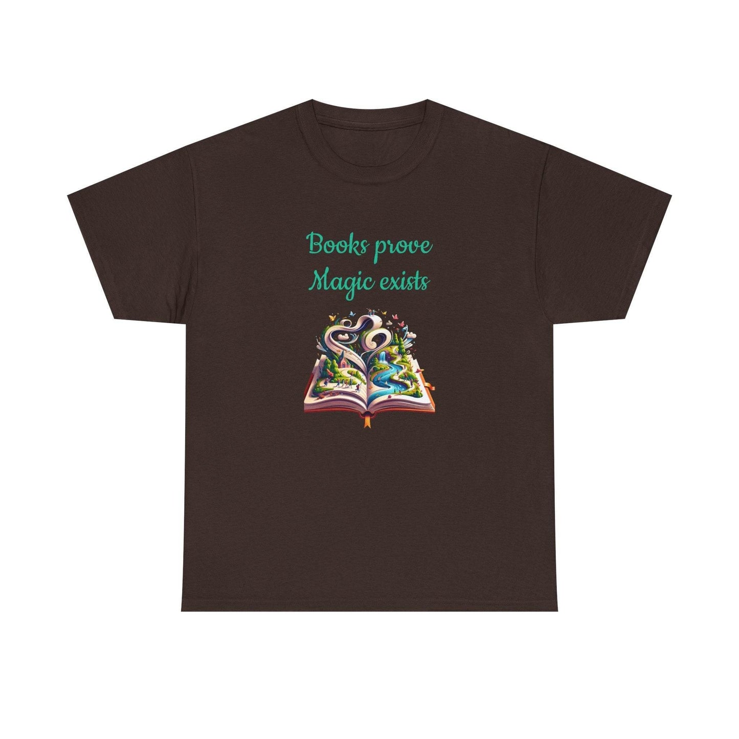 Magic Exists -A Unisex Heavy Cotton Tee - Perfect Gift for Book Lovers - The Dreamer's Bookshop.