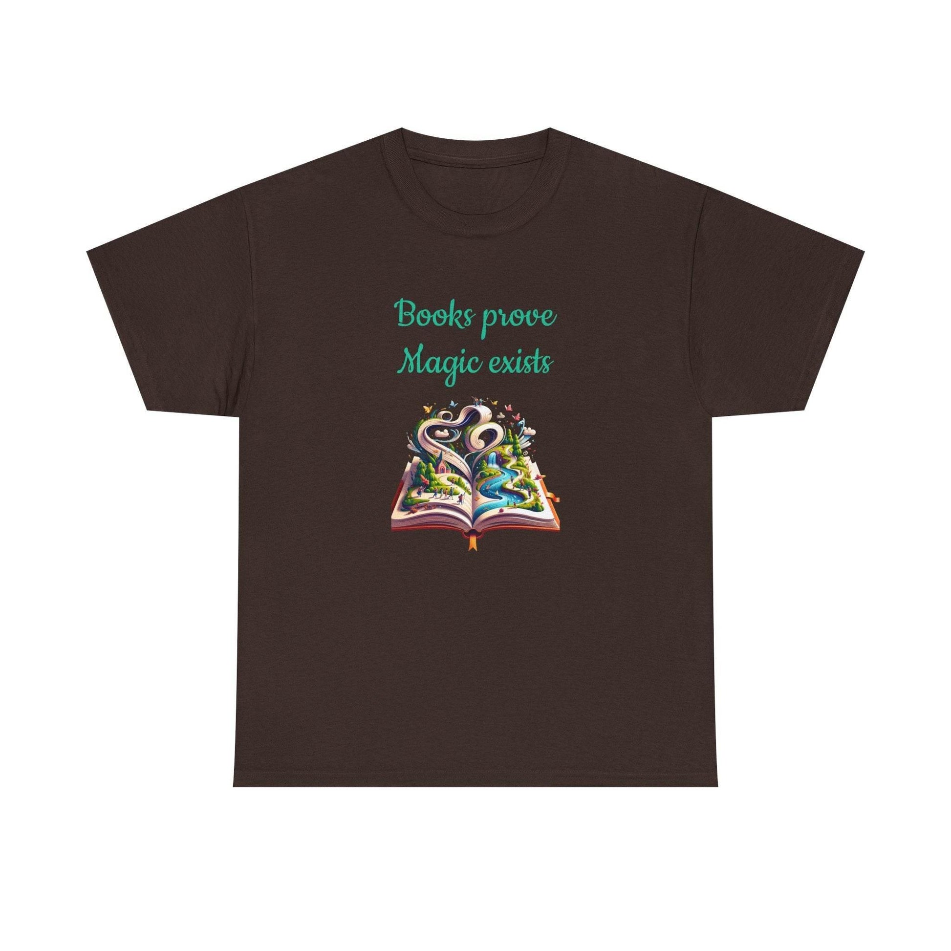 Magic Exists -A Unisex Heavy Cotton Tee - Perfect Gift for Book Lovers - The Dreamer's Bookshop.