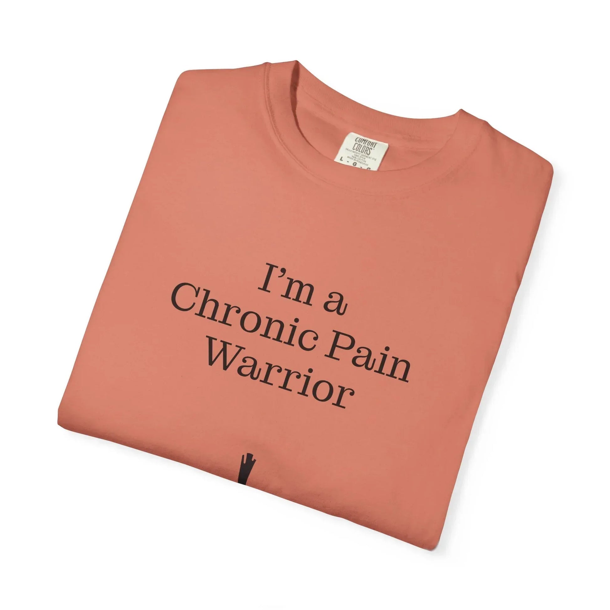Chronic Pain Warrior Unisex Garment-Dyed T-Shirt - Empowering Supportive Apparel - The Dreamer's Bookshop.