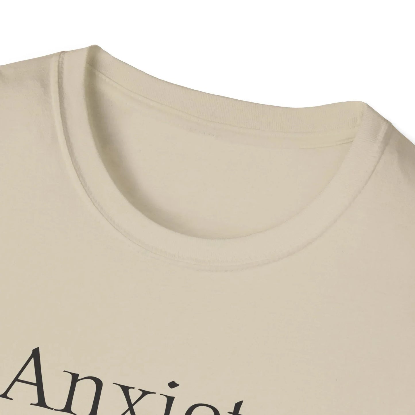 Anxiety Warrior Unisex Softstyle T-Shirt - Empowering Battle Against Mental Health - The Dreamer's Bookshop.
