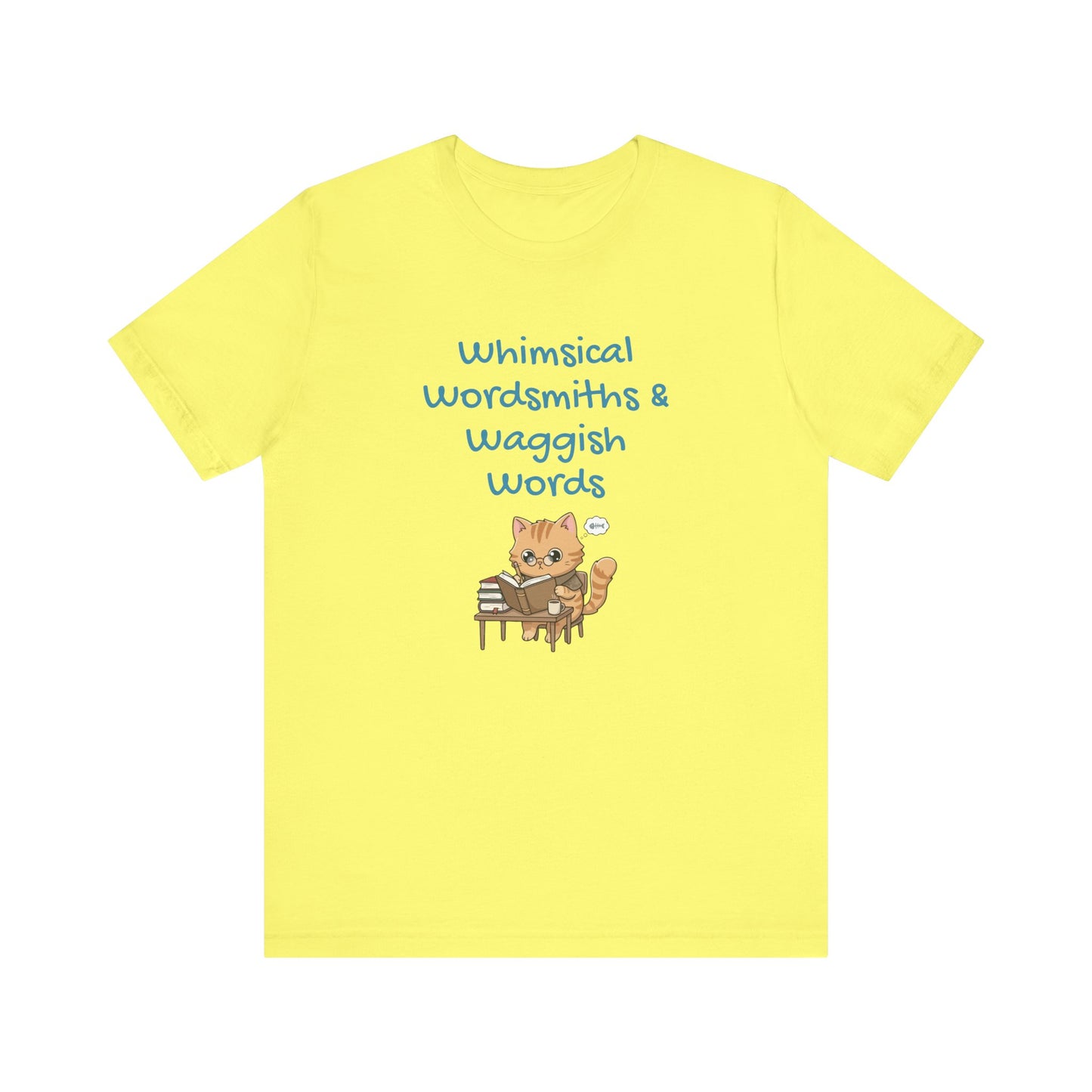 Whimsical Wordsmiths Short Sleeve Tee - Creative Gift for Writers
