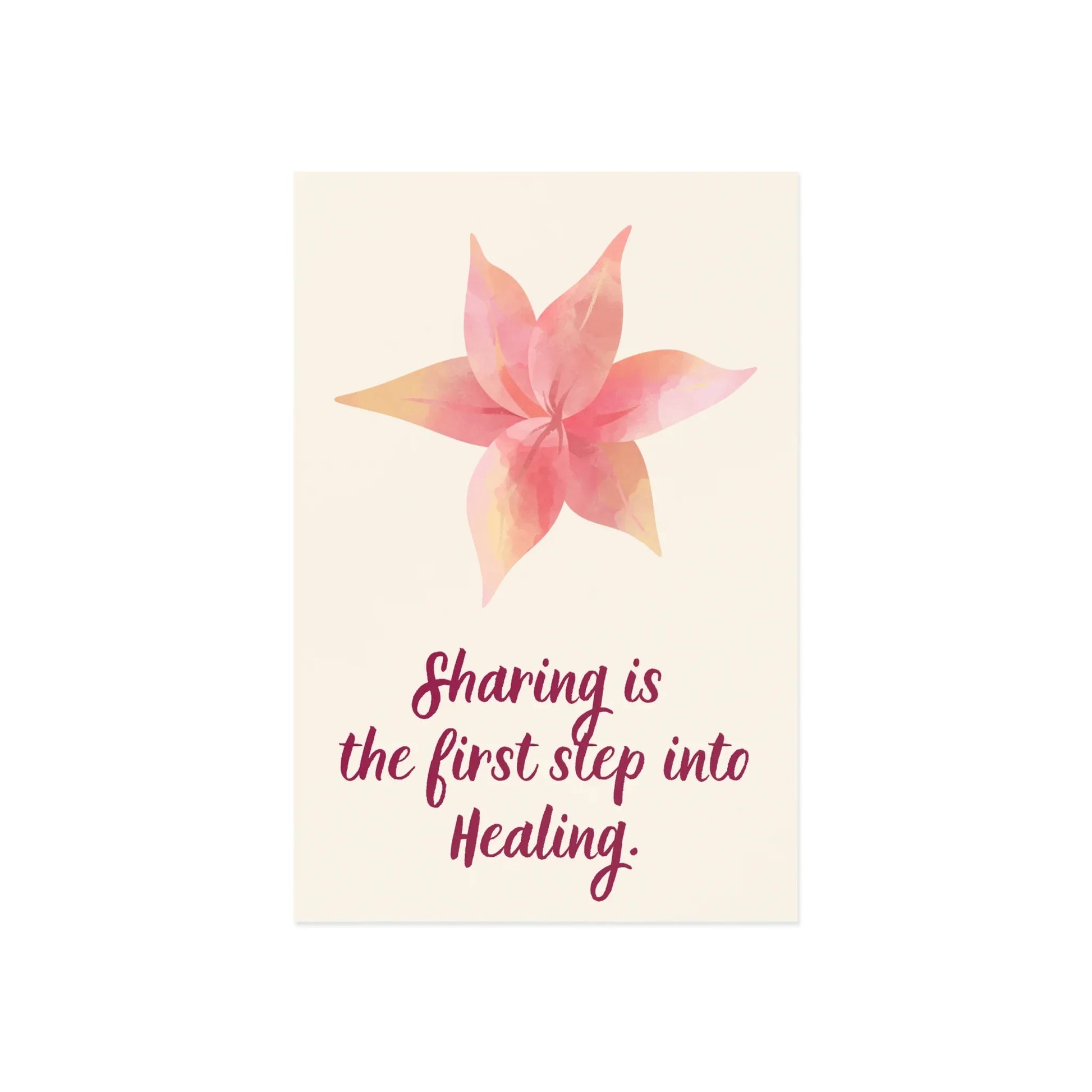 The Dreamer's Bookshop - Love Yourself Card "Sharing" - The Dreamer's Bookshop.