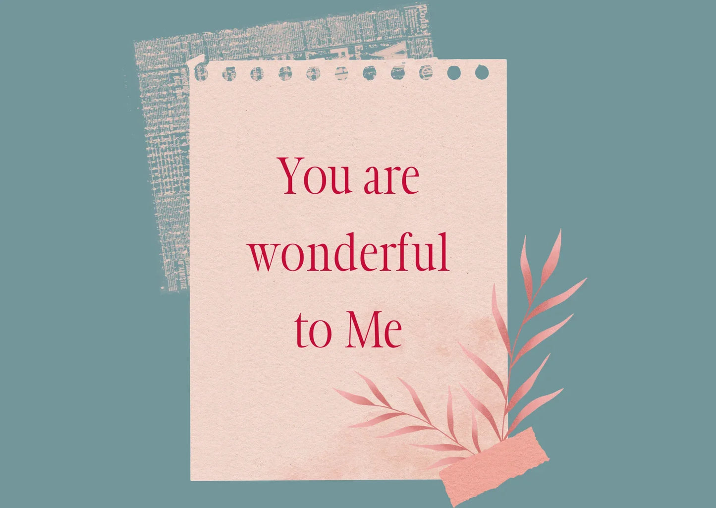 The Dreamer's Bookshop "Wonderful" Appreciation Card - The Dreamer's Bookshop.