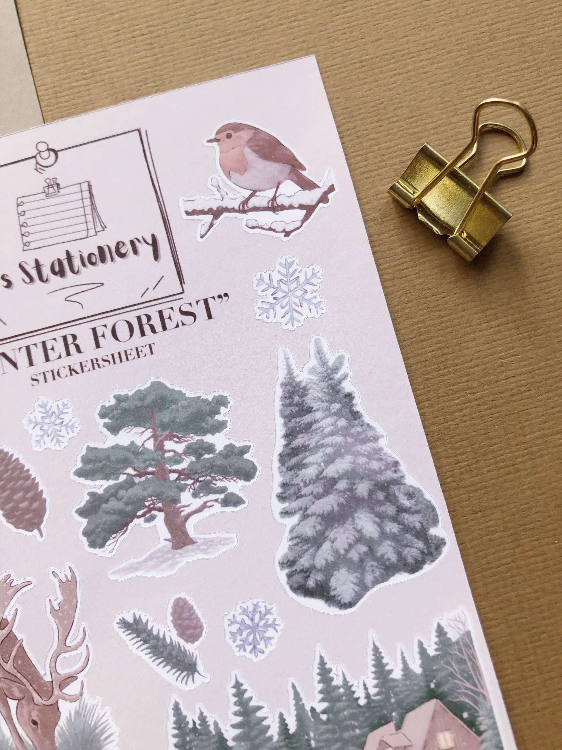 T's Stationery - „Winterbos” - The Dreamer's Bookshop.
