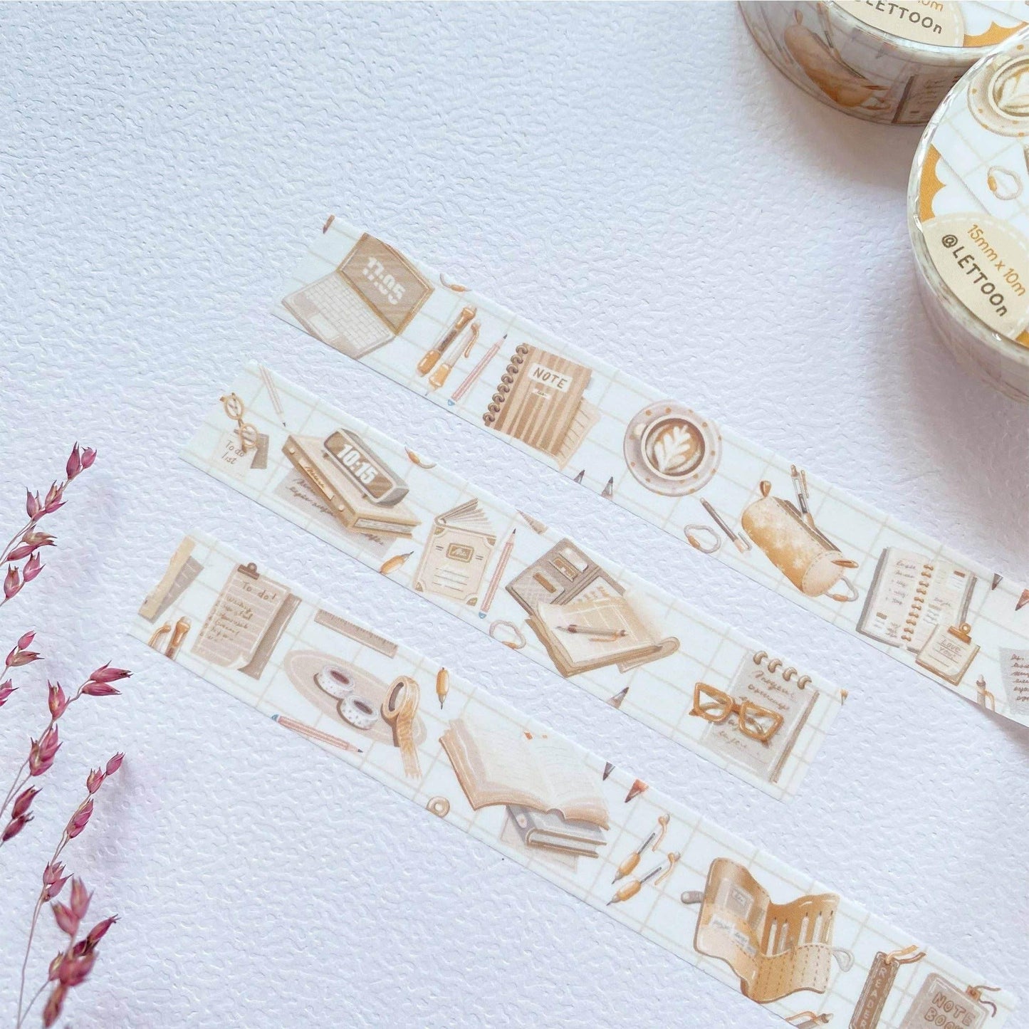 LETTOOn - Washi Tape - Studietijd - The Dreamer's Bookshop.