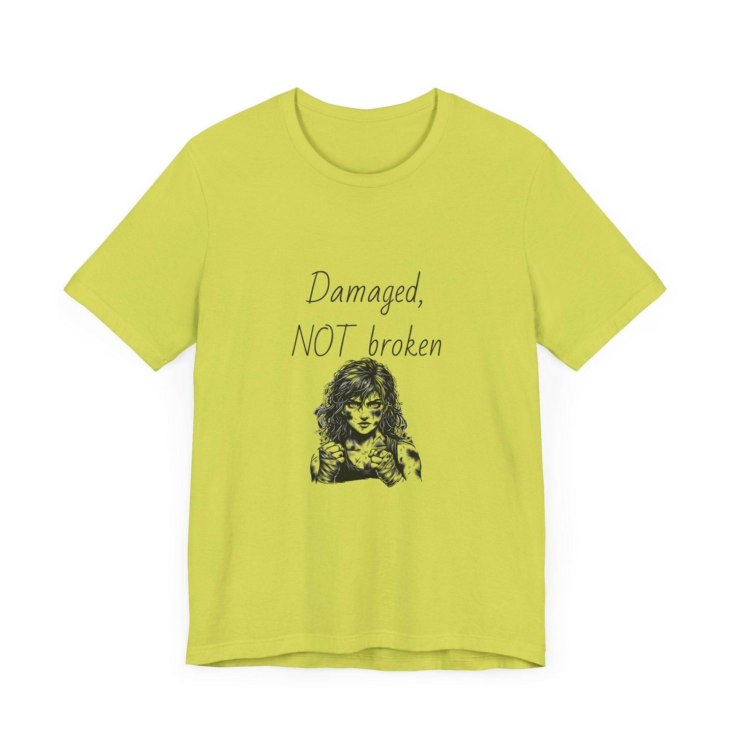Fierce Survivor Unisex Short Sleeve Tee - Damaged, NOT broken - The Dreamer's Bookshop.