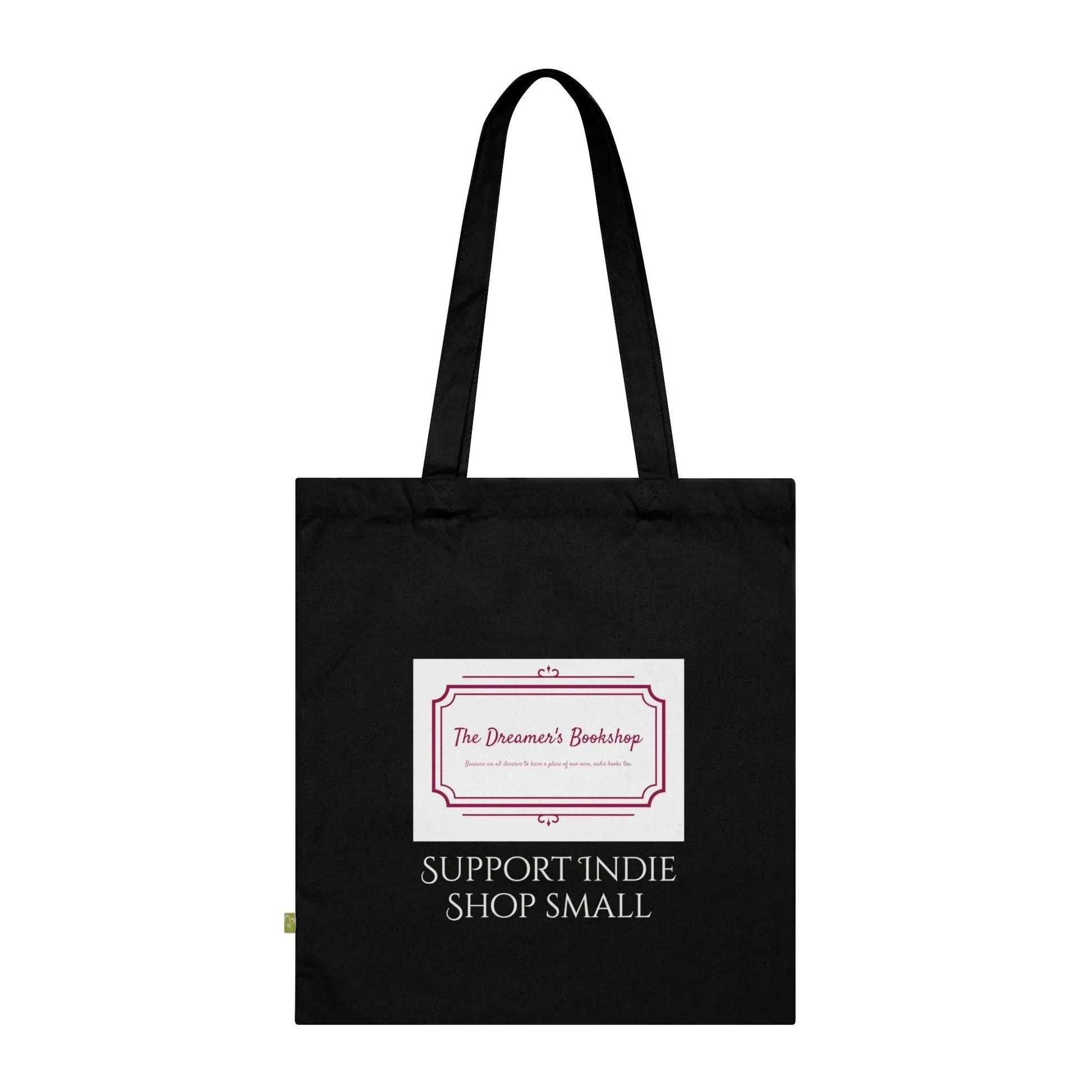 Support Indie Shop Small Organic Cotton Tote Bag - The Dreamer's Bookshop.