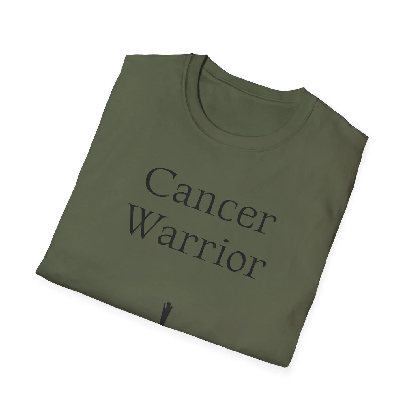 Cancer Warrior Unisex Softstyle T-Shirt - Empowering Graphic Tee for Women's Health Awarenes - The Dreamer's Bookshop.
