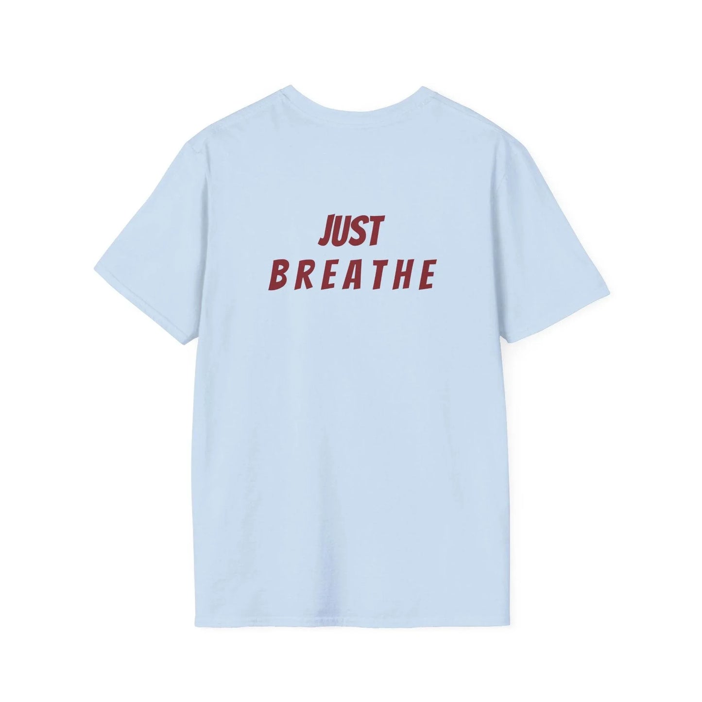 Unisex Softstyle T-Shirt - 'Just Breathe' - The Dreamer's Bookshop.