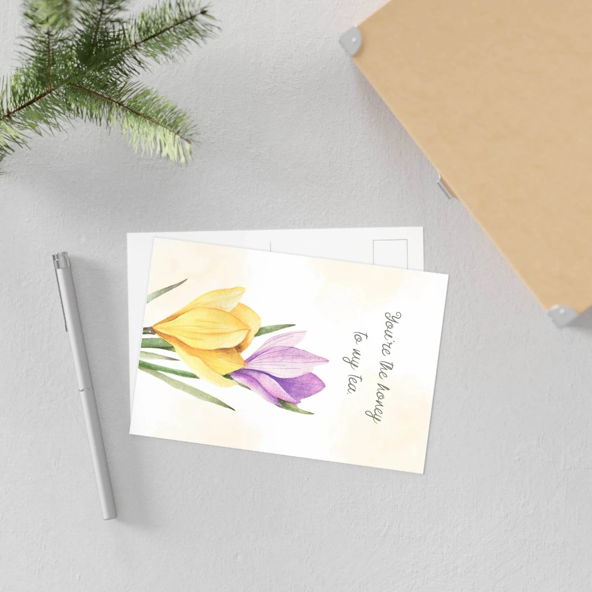 The Dreamer's Bookshop Affection "You're the Honey" Art Print Card - The Dreamer's Bookshop.