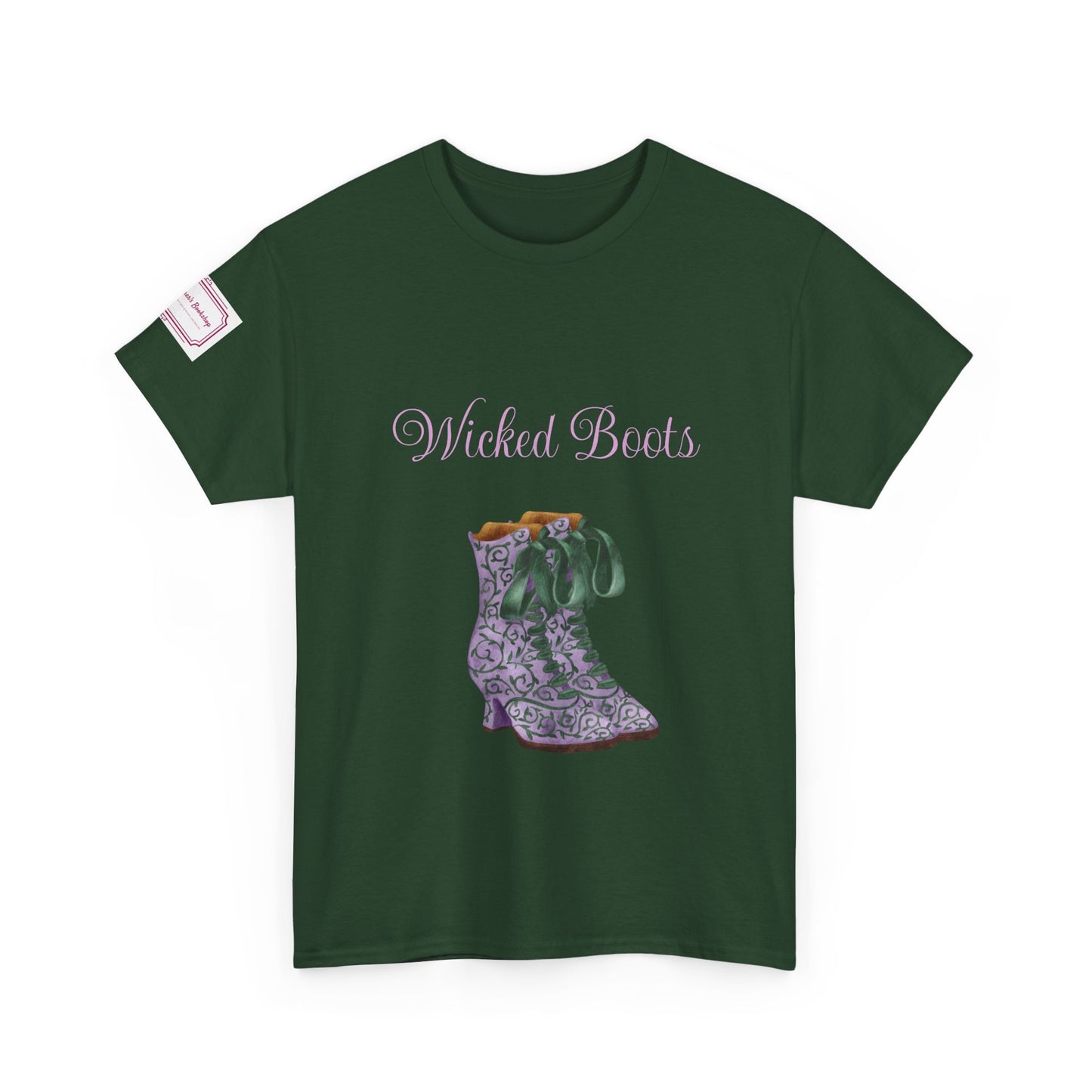 US (Ww) Wicked Boots Graphic Unisex Heavy Cotton Tee