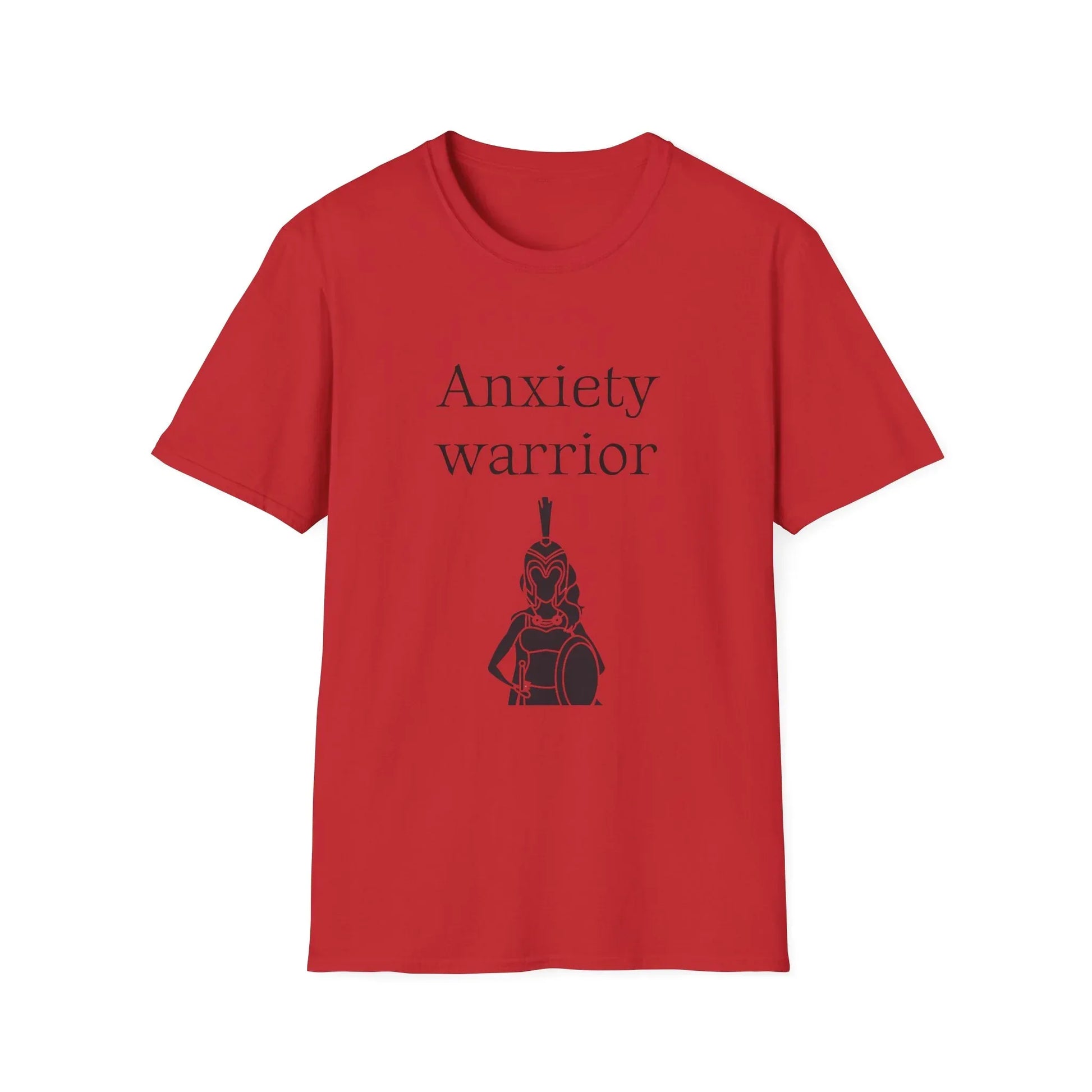 Anxiety Warrior Unisex Softstyle T-Shirt - What's Your Battle? - The Dreamer's Bookshop.