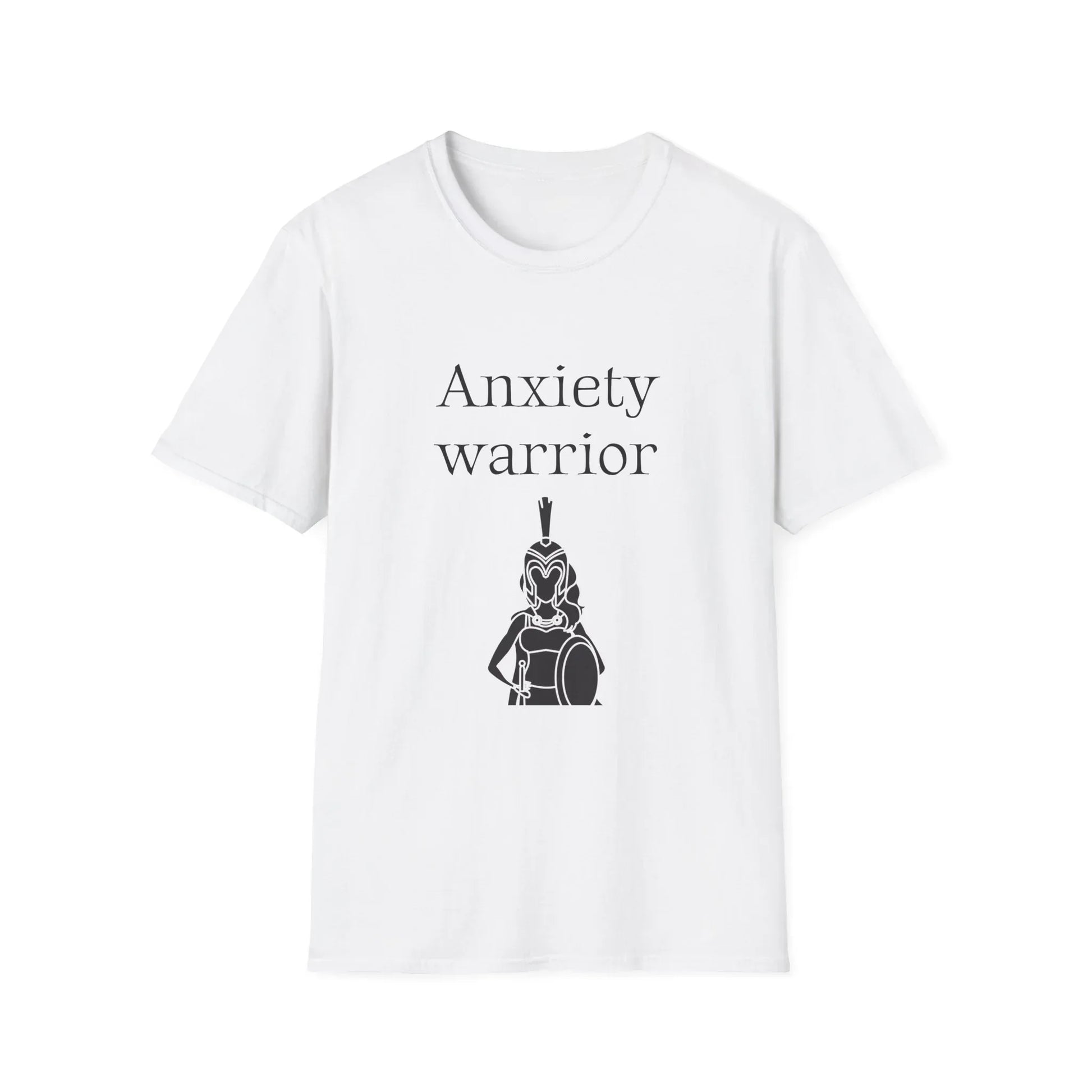 Anxiety Warrior Unisex Softstyle T-Shirt - What's Your Battle? - The Dreamer's Bookshop.
