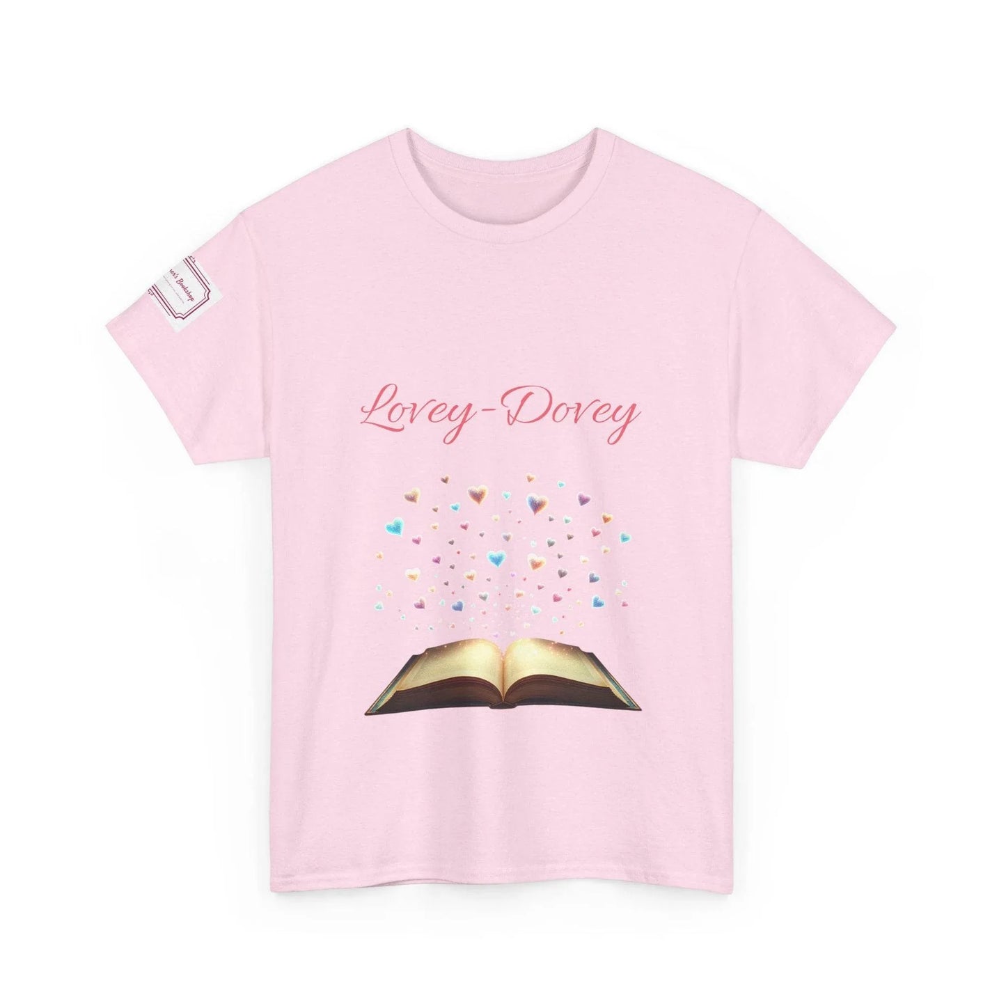 Lovey-Dovey - Graphic Unisex Heavy Cotton Tee - The Dreamer's Bookshop.