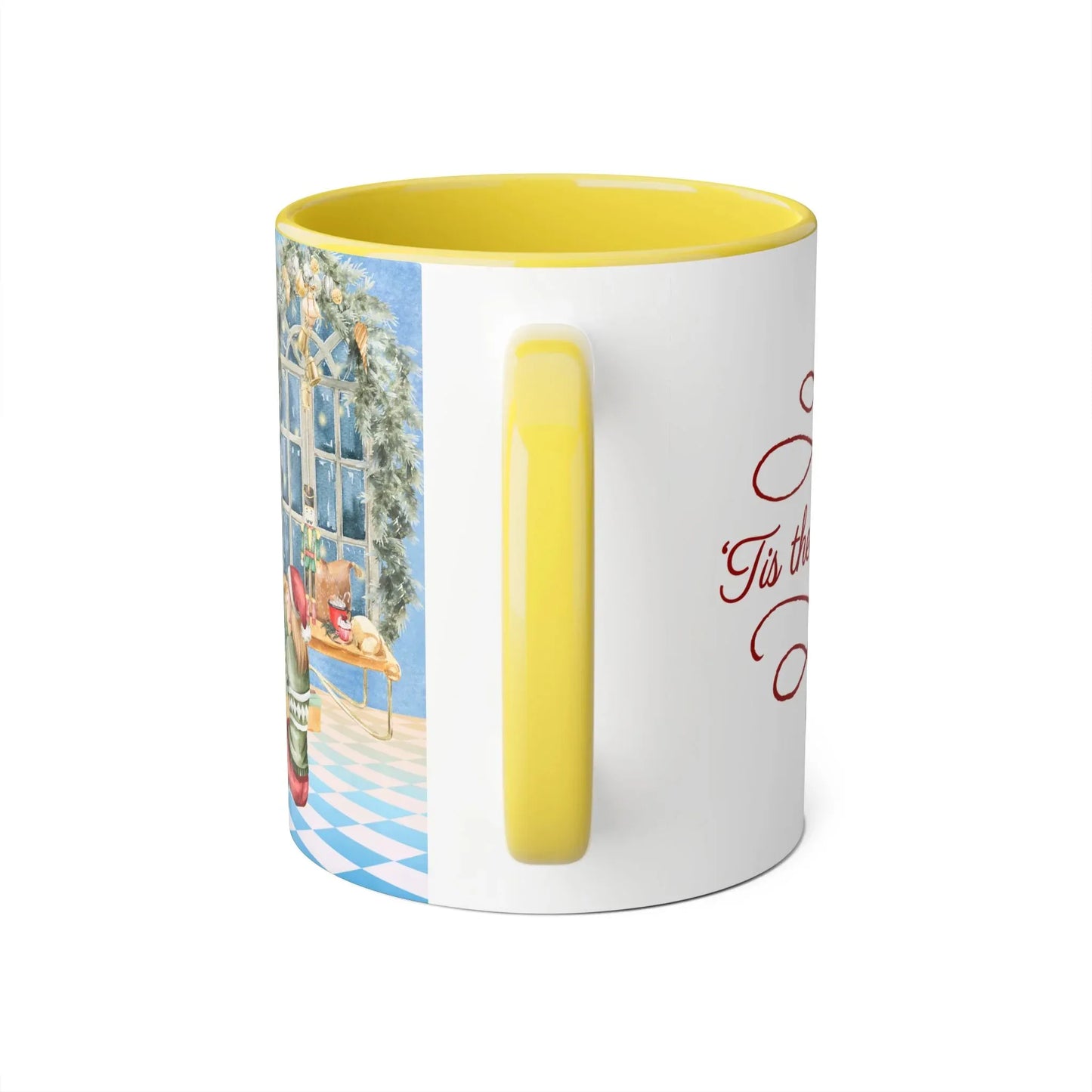 Christmas Tree Decoration Coffee Mug - 11oz Cup tis the Season - The Dreamer's Bookshop.