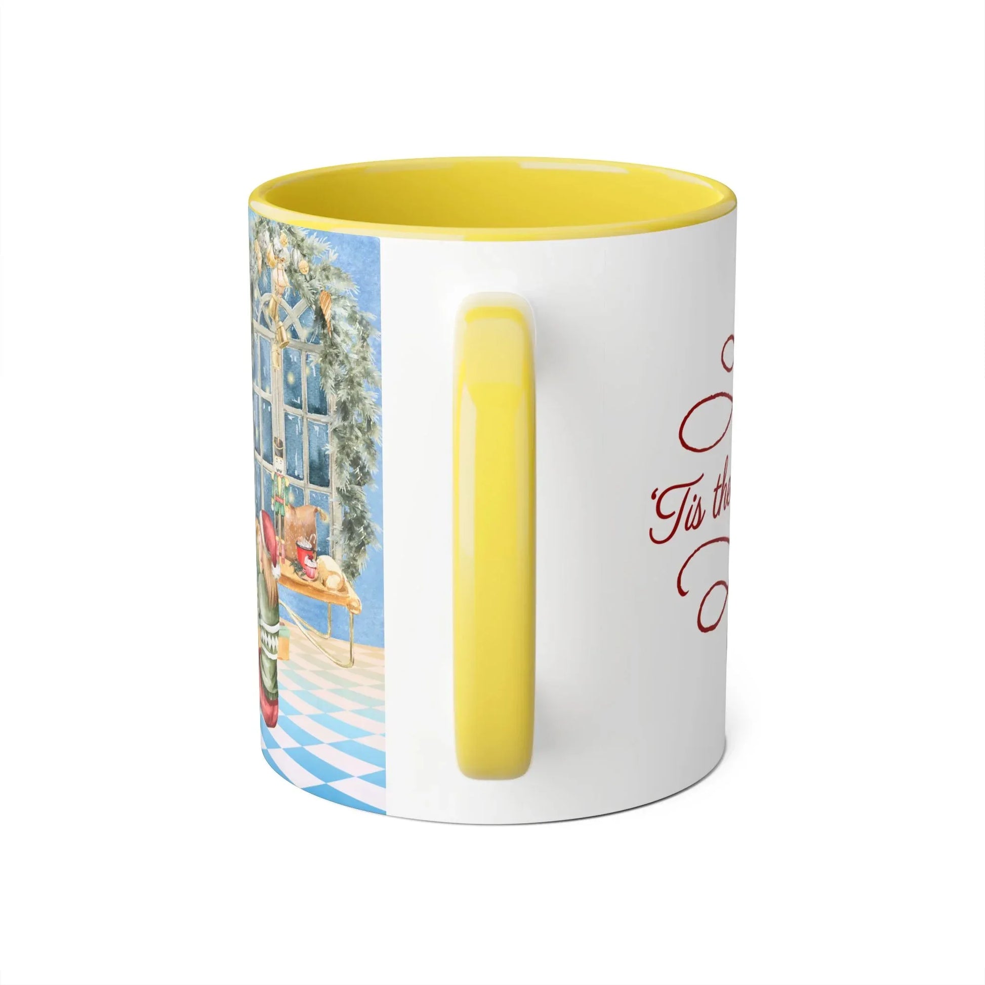Christmas Tree Decoration Coffee Mug - 11oz Cup tis the Season - The Dreamer's Bookshop.