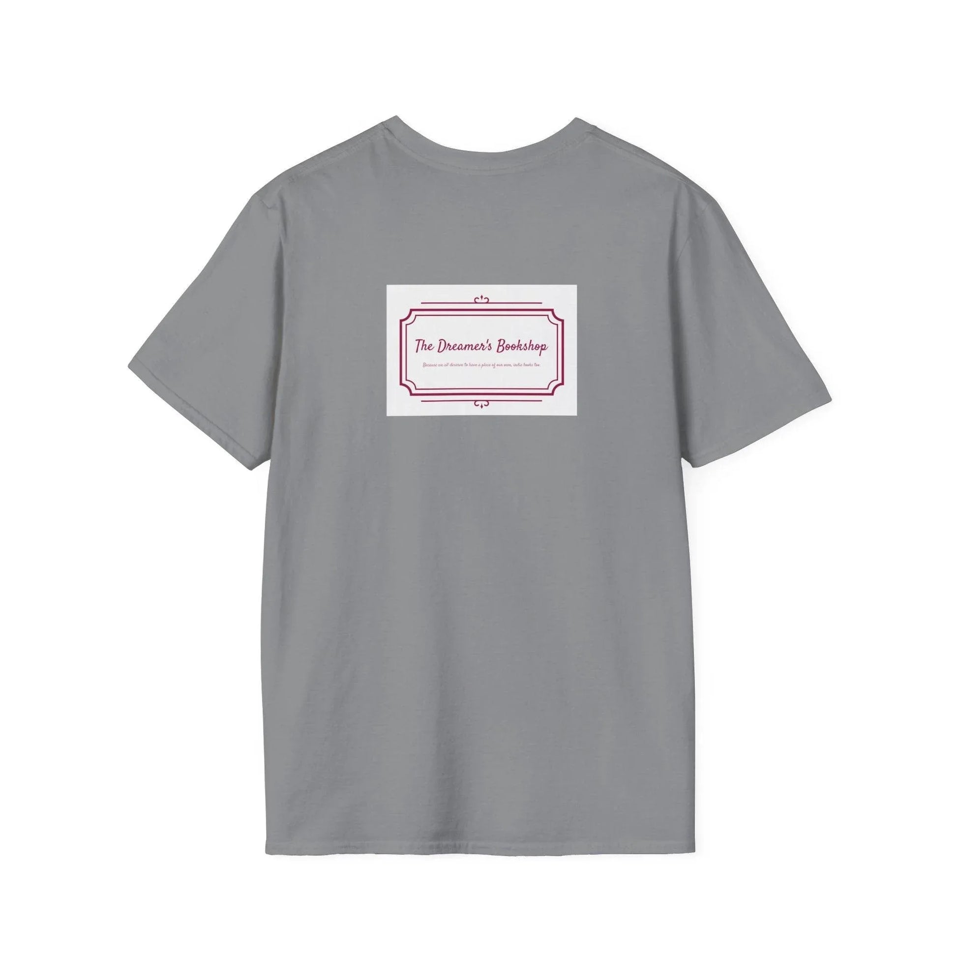 Unisex Softstyle T-Shirt - 'In our bookshop' - The Dreamer's Bookshop.