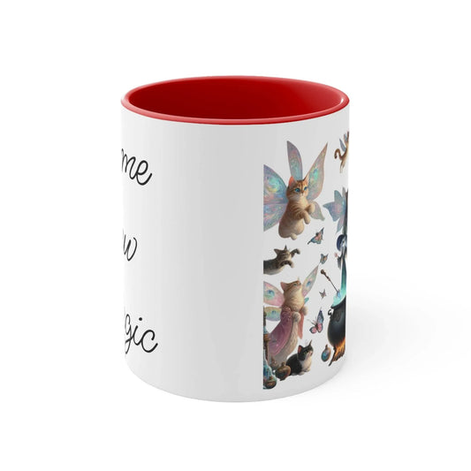 Funny Accent Mug - 11oz Home brew Magic Cats - The Dreamer's Bookshop.