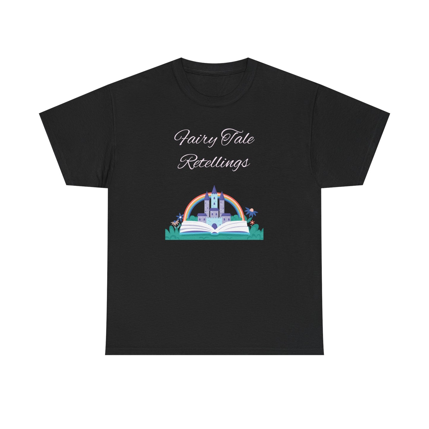 Fiction -  Graphic Tee - Unisex Heavy Cotton T-Shirt - Fairy Tale Retellings