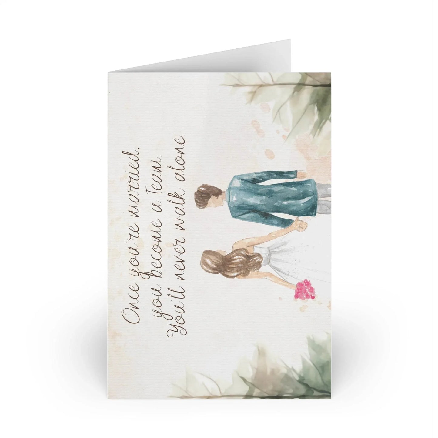 The Dreamer's Bookshop Cute "A Team" Wedding Card - The Dreamer's Bookshop.