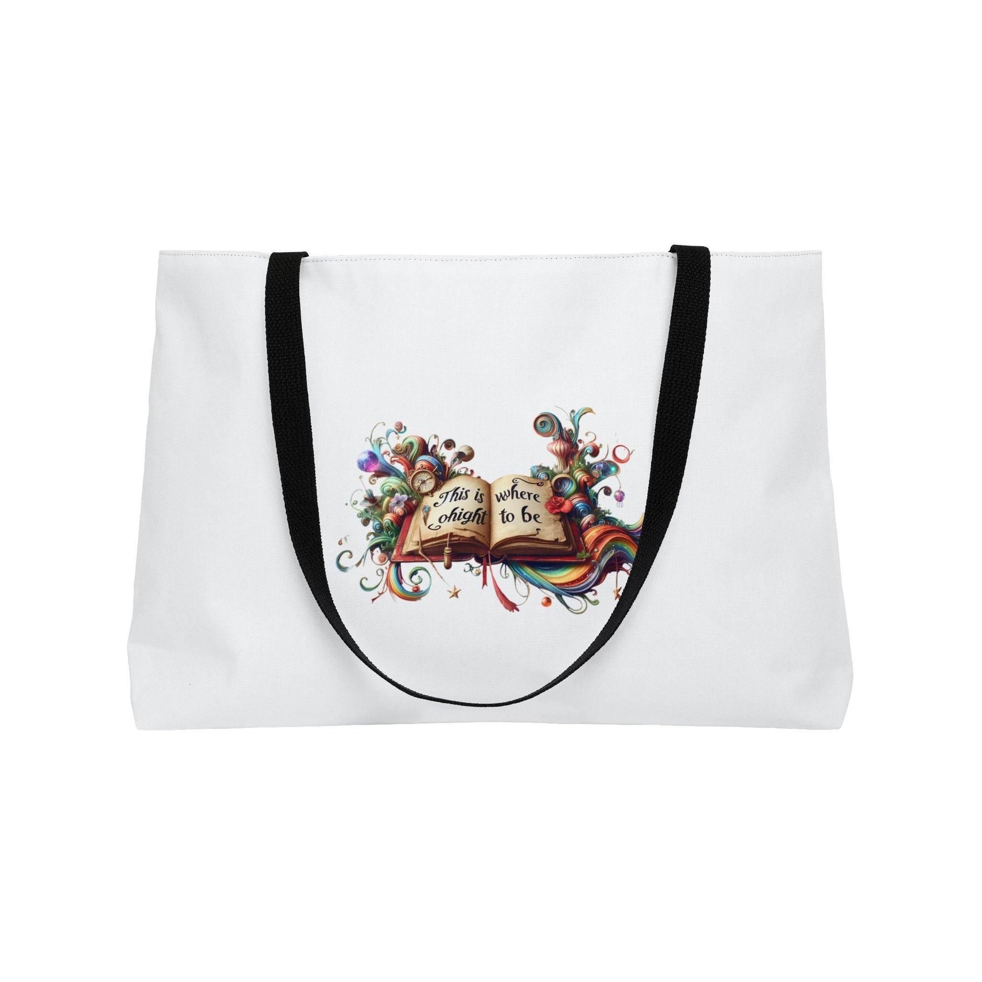 Durable Artistic Weekender Tote Bag for Book Lovers - The Dreamer's Bookshop.