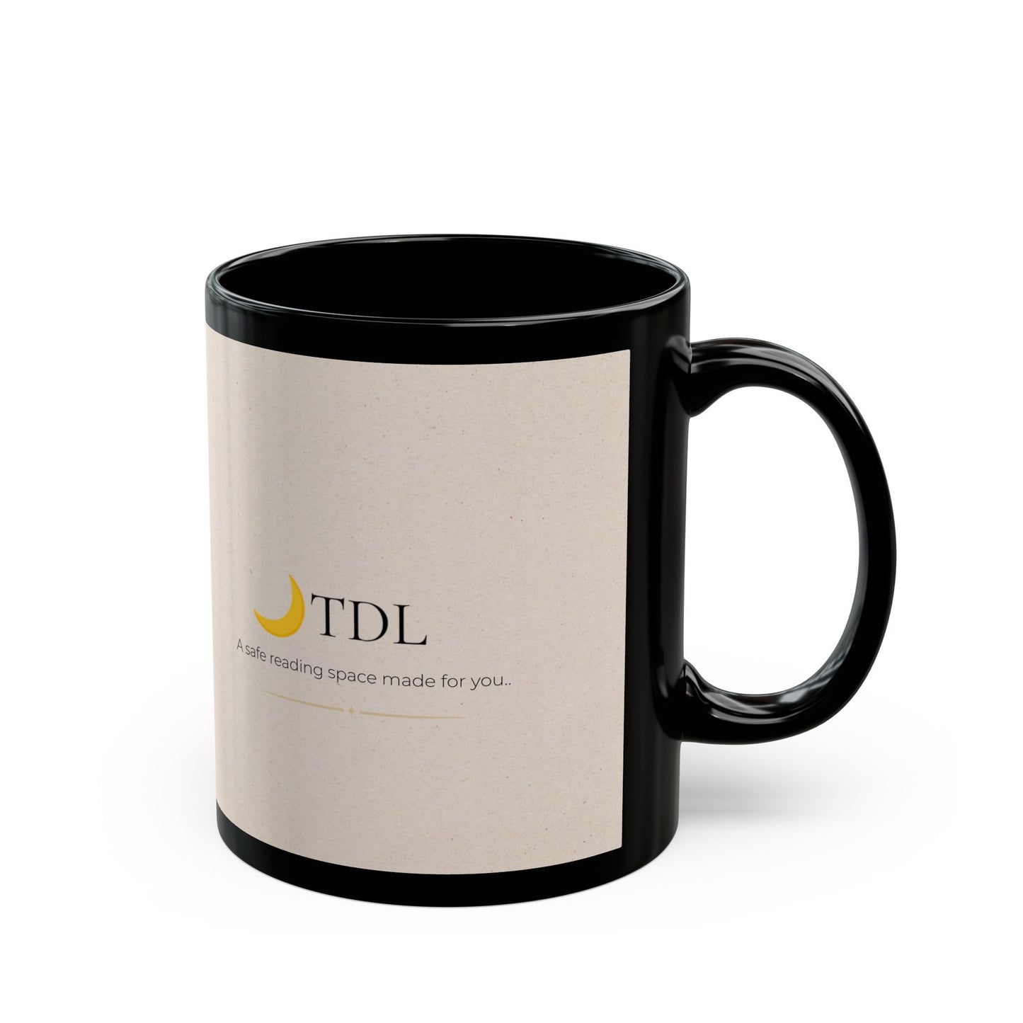 Black Mug (11oz, 15oz) - Slow Reading Club - TDL