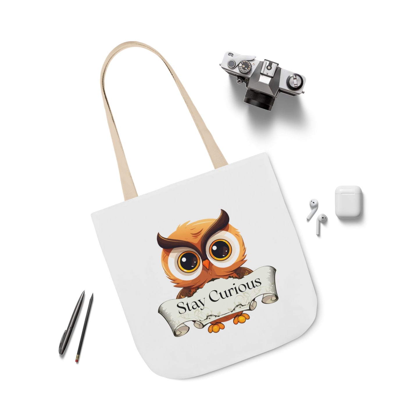 Stay Curious Tote Bag - Perfect for Book Lovers & Indie Authors