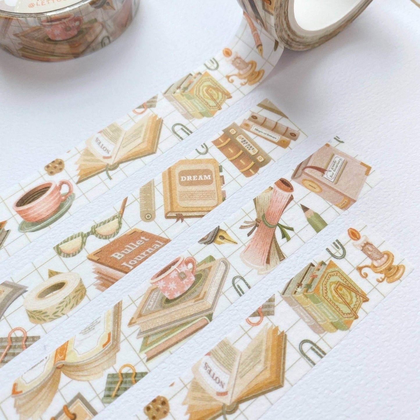 LETTOOn - Washi Tape - Lezen overdag en's avonds - The Dreamer's Bookshop.