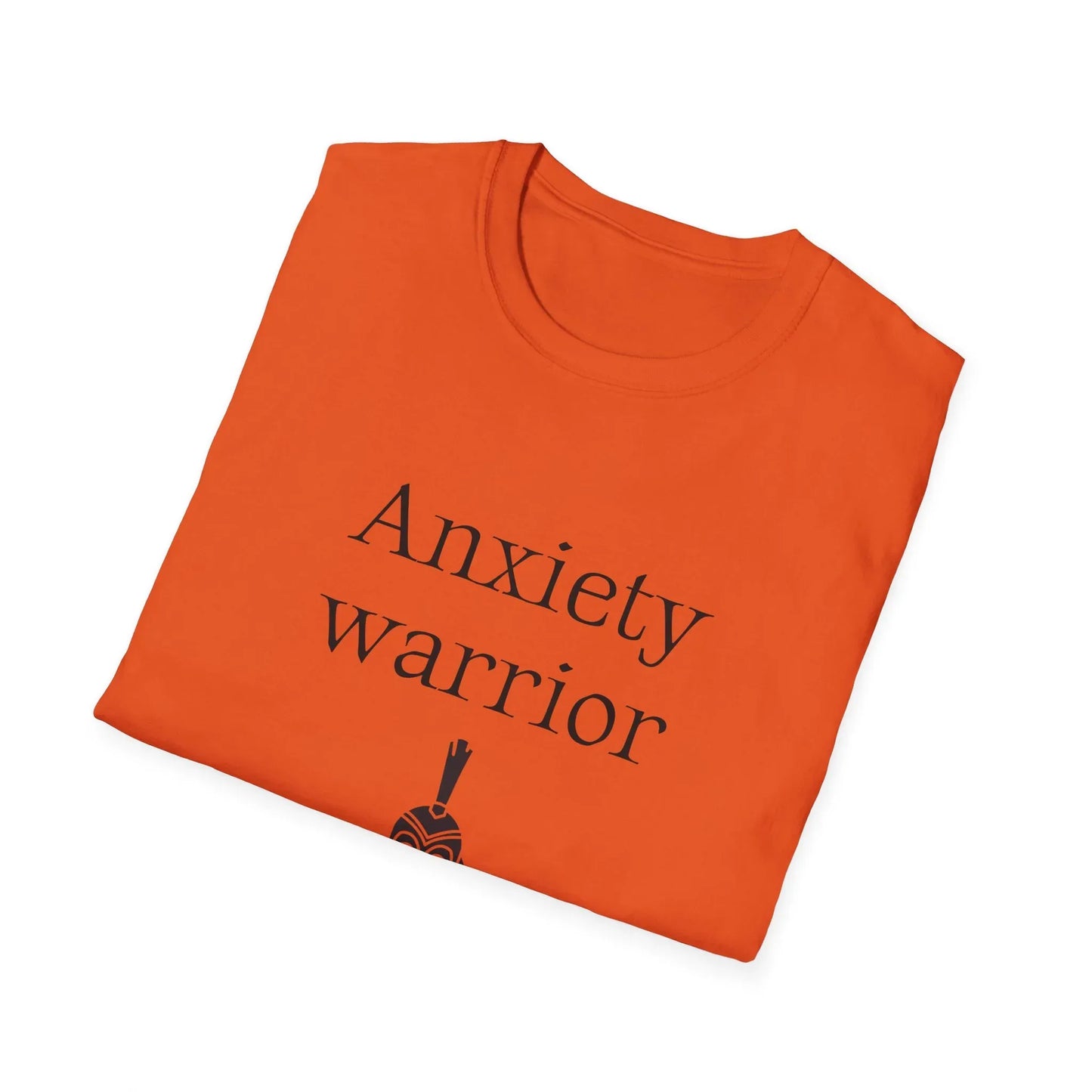Anxiety Warrior Unisex Softstyle T-Shirt - What's Your Battle? - The Dreamer's Bookshop.
