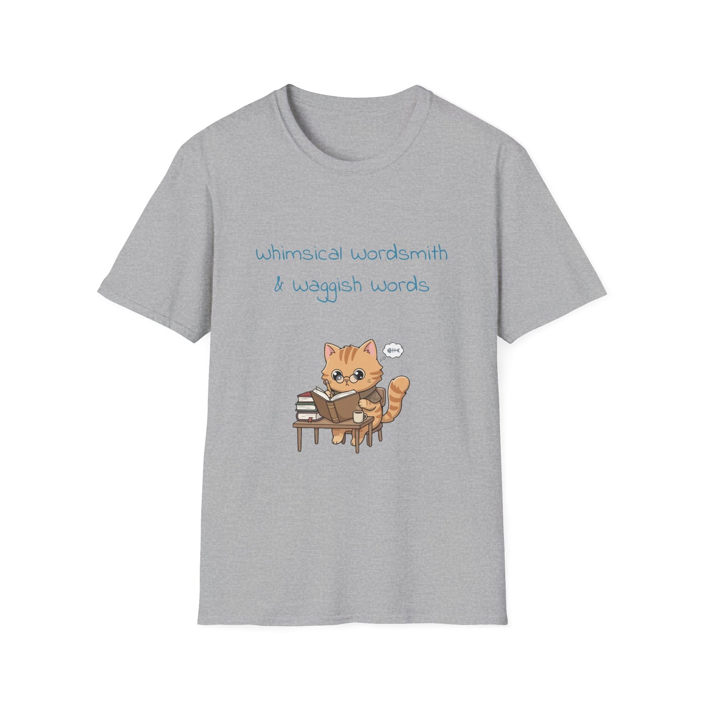 Unisex Travel-Inspired T-Shirt - "Whimsical Wordsmith" - Perfect for Book Lovers