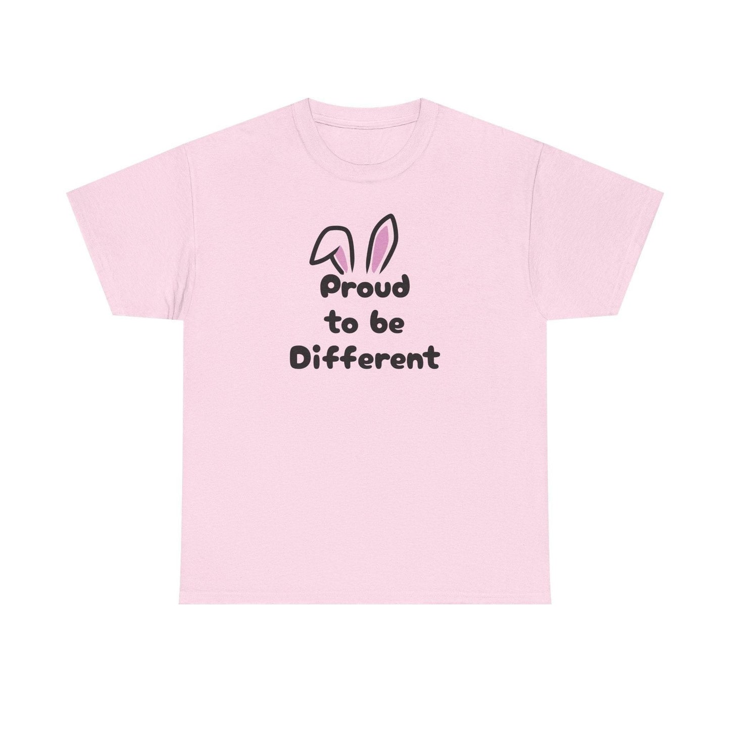 Proud to Be Different Unisex Heavy Cotton Tee - Celebrate Individuality - The Dreamer's Bookshop.