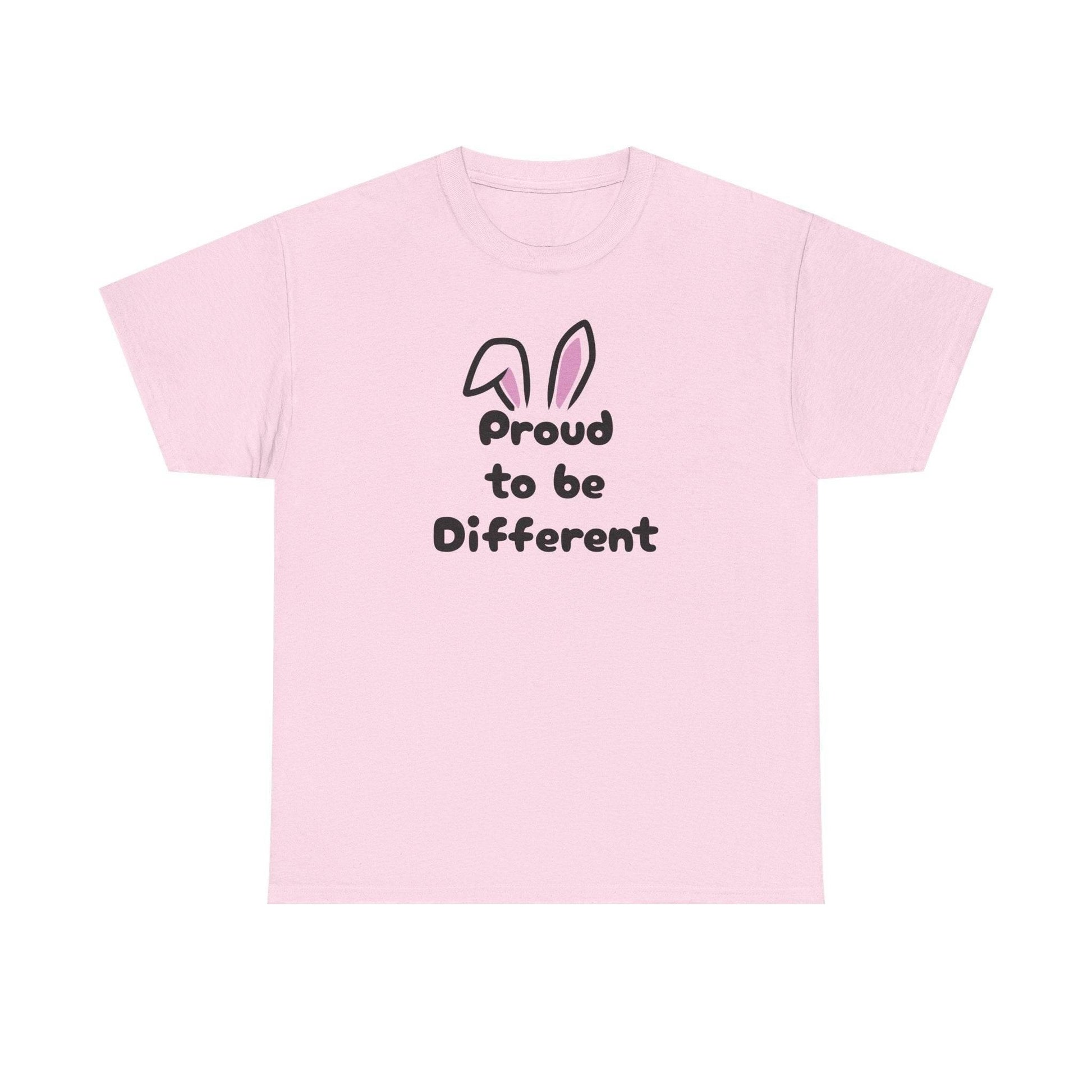 Proud to Be Different Unisex Heavy Cotton Tee - Celebrate Individuality - The Dreamer's Bookshop.