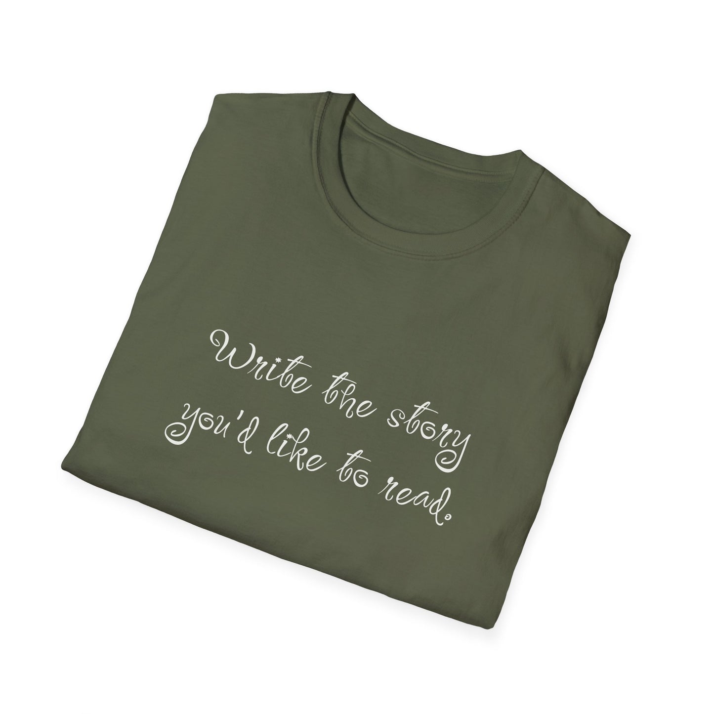 Inspirational Unisex Softstyle T-Shirt - Write the Story