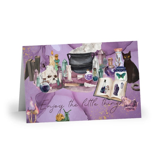 The Dreamer's Bookshop "Witch craft" Enjoy the Little Things Card - The Dreamer's Bookshop.