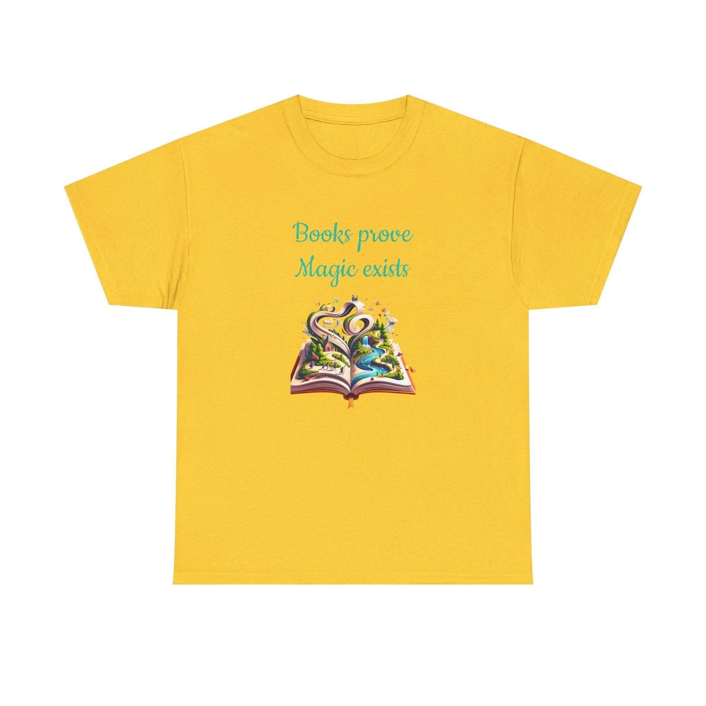 Magic Exists -A Unisex Heavy Cotton Tee - Perfect Gift for Book Lovers - The Dreamer's Bookshop.