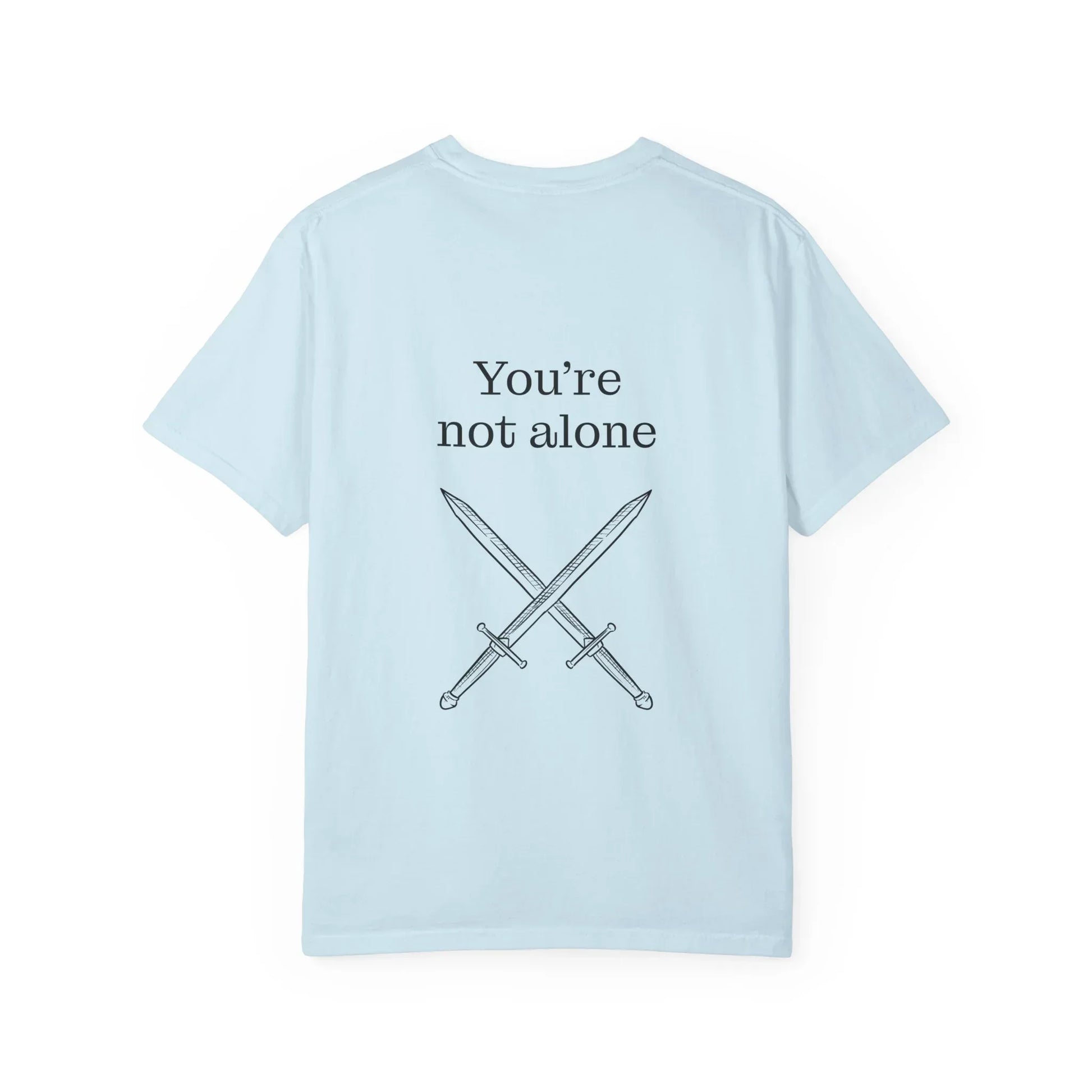 Trauma Survivor Unisex Garment-Dyed T-Shirt - Empowering Supportive Apparel - The Dreamer's Bookshop.
