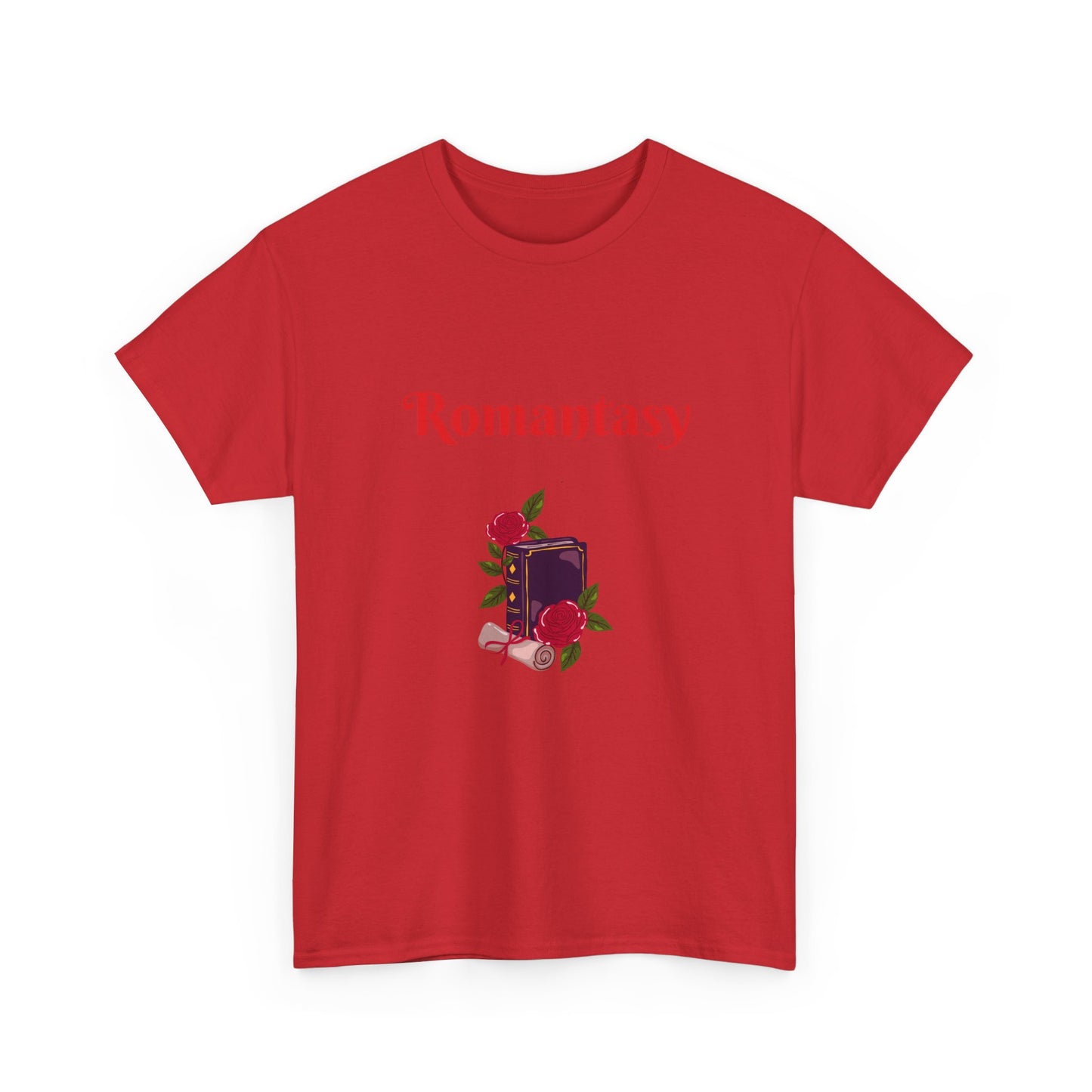 Fantasy -  Graphic Tee - Unisex Heavy Cotton T-Shirt Romantasy Books
